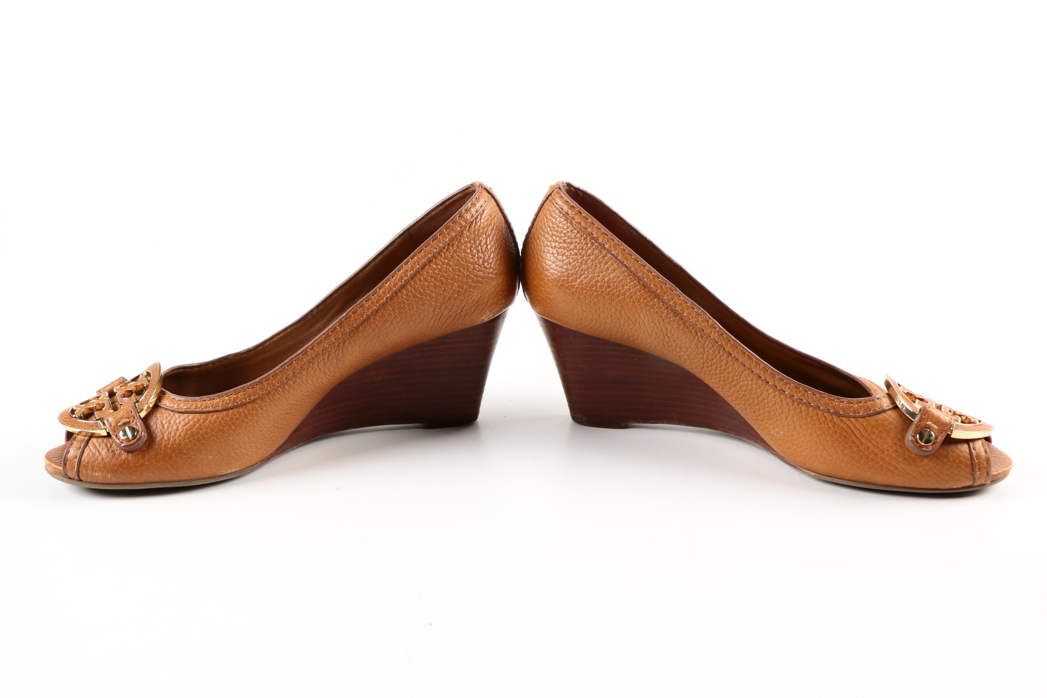 Two Pairs of Women's Shoes Including Tory Burch