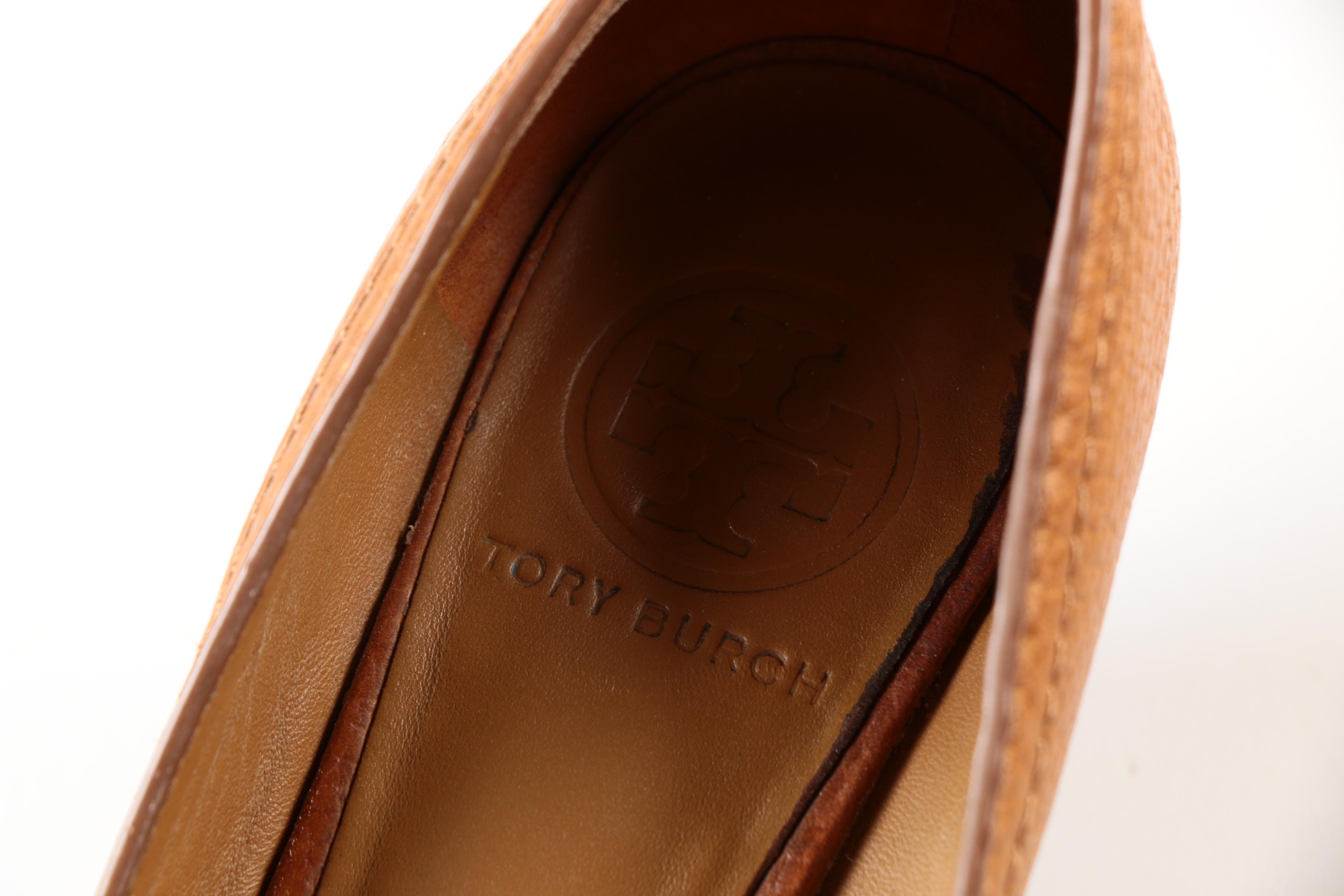 Two Pairs of Women's Shoes Including Tory Burch