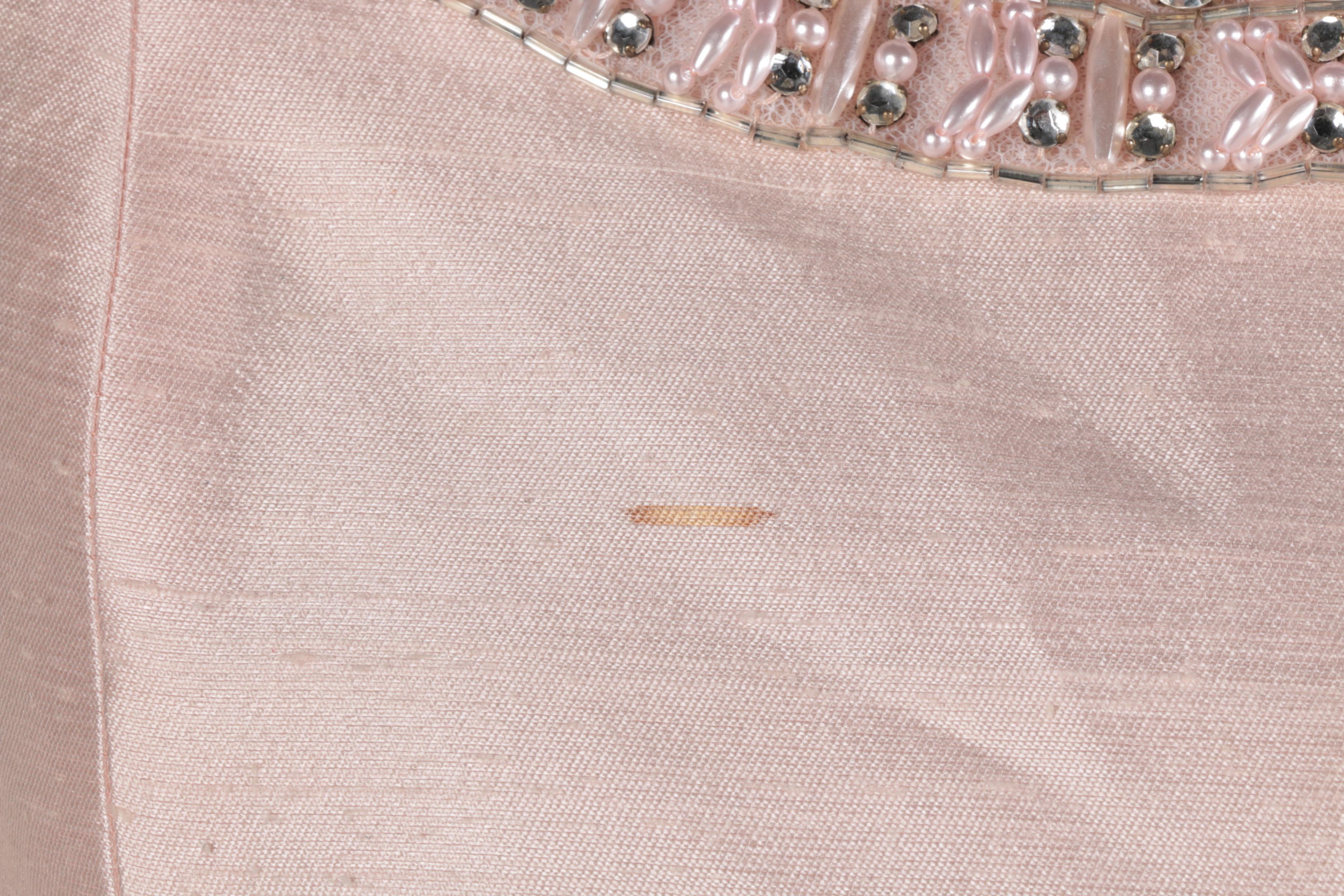 1950s and 60s Pink Satin Dresses and Jacket