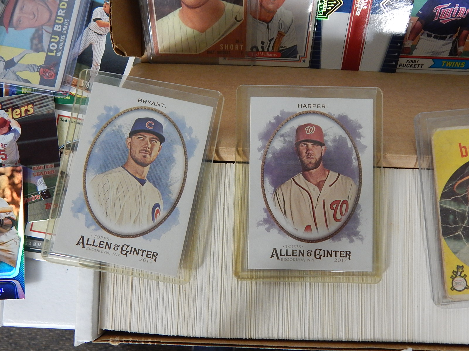 Assortment of Baseball Cards from 1950s to 1990s