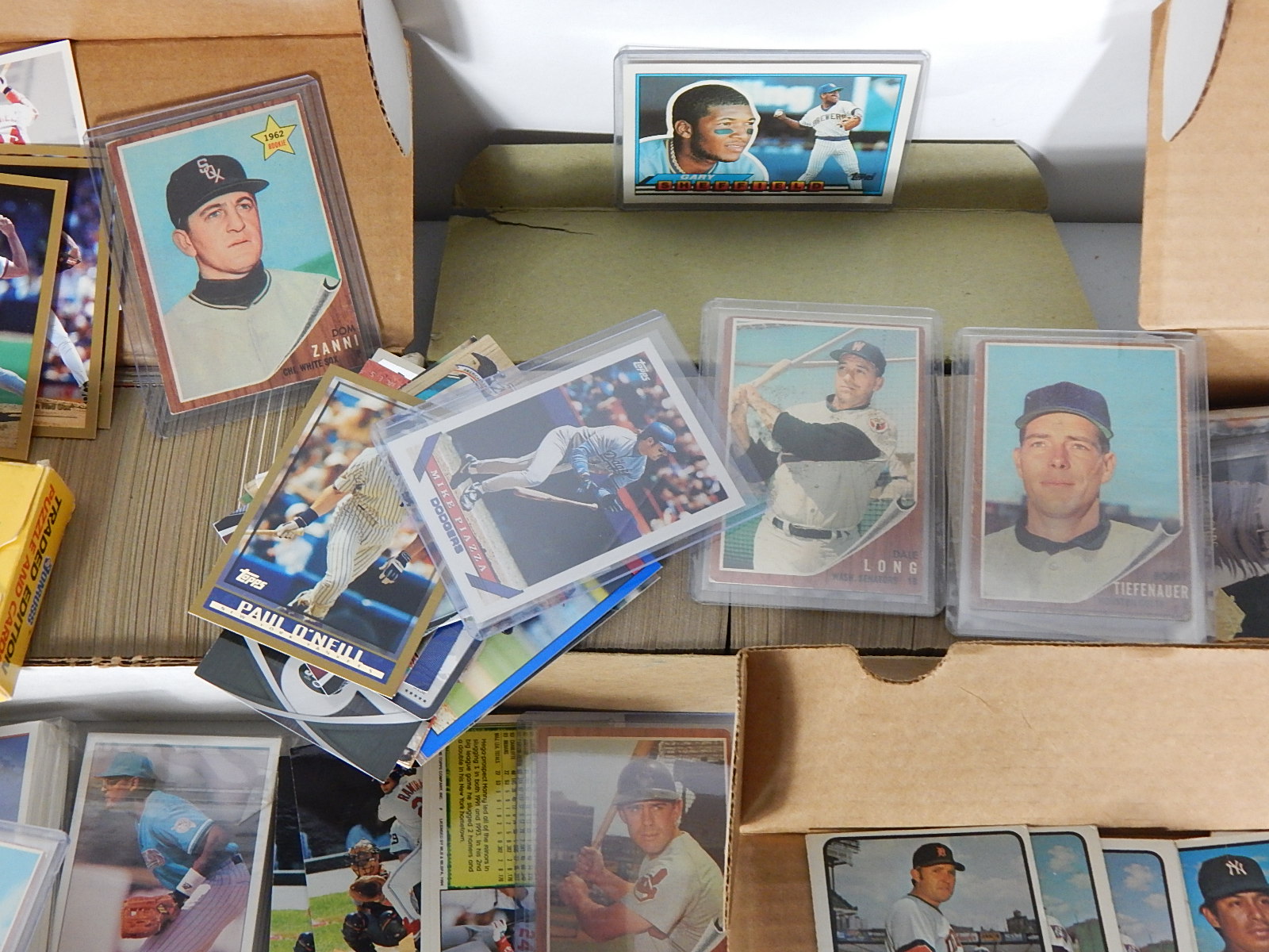 Assortment of Baseball Cards from 1950s to 1990s