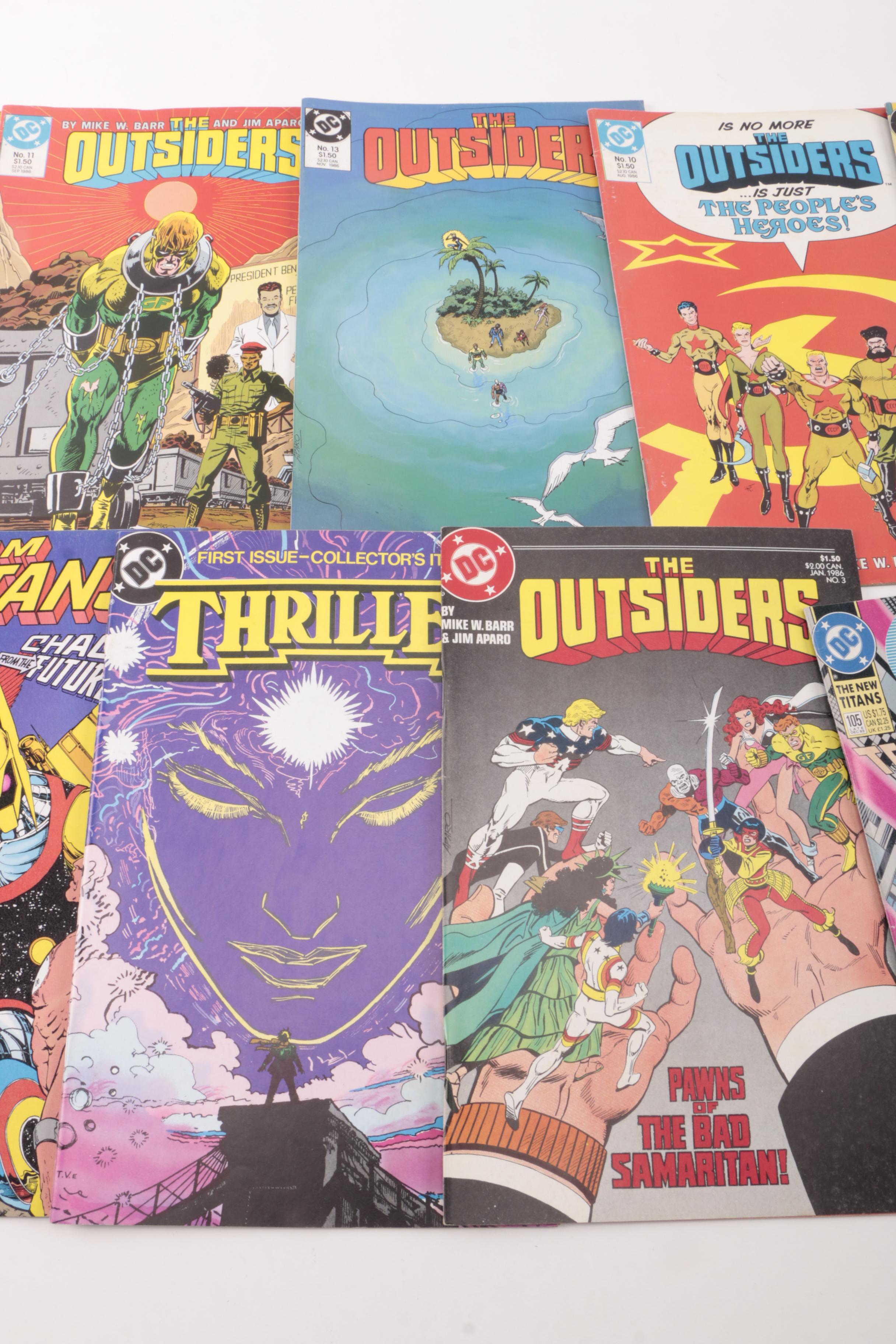 DC Comics Including "Team Titans" and "Outsiders"