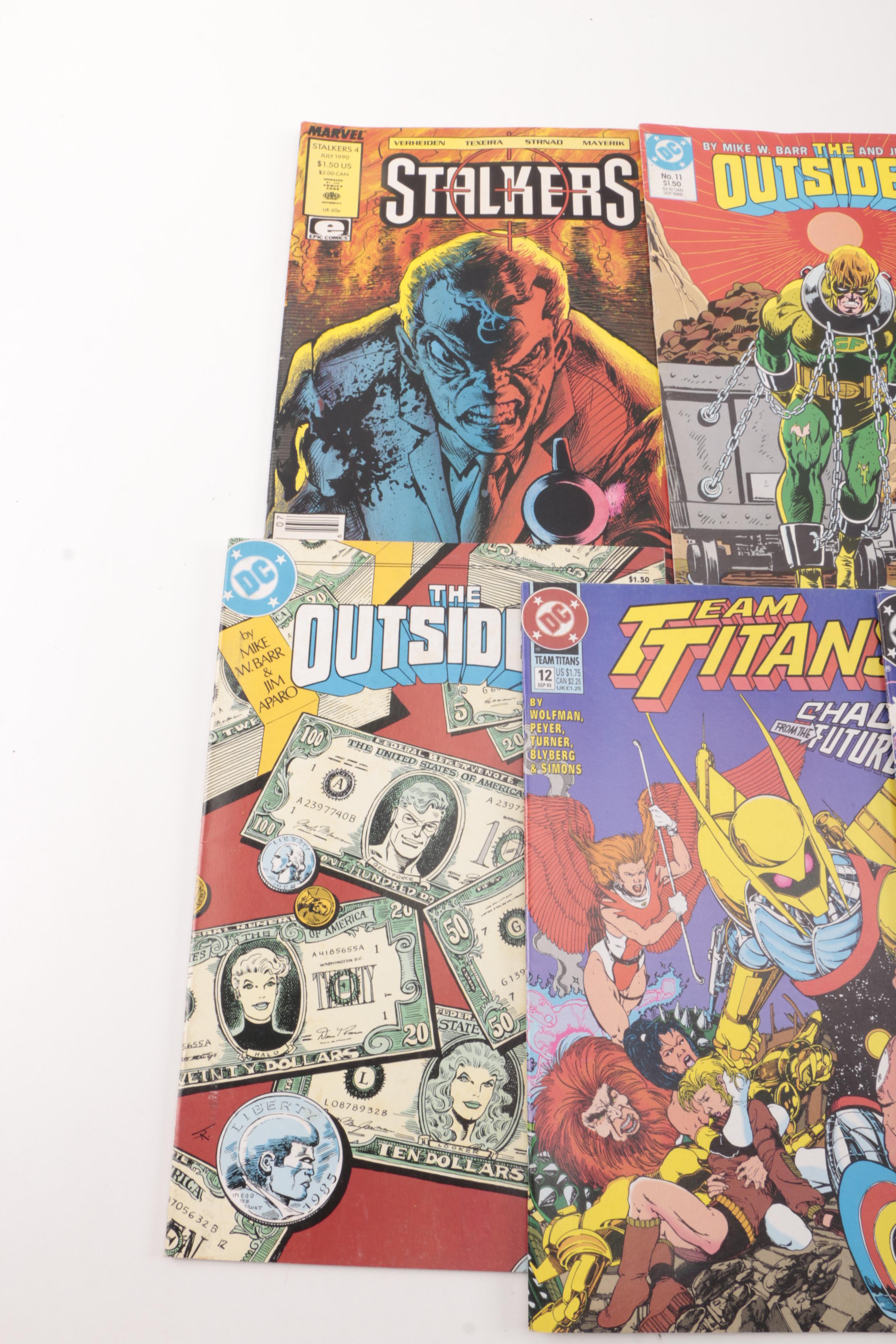 DC Comics Including "Team Titans" and "Outsiders"