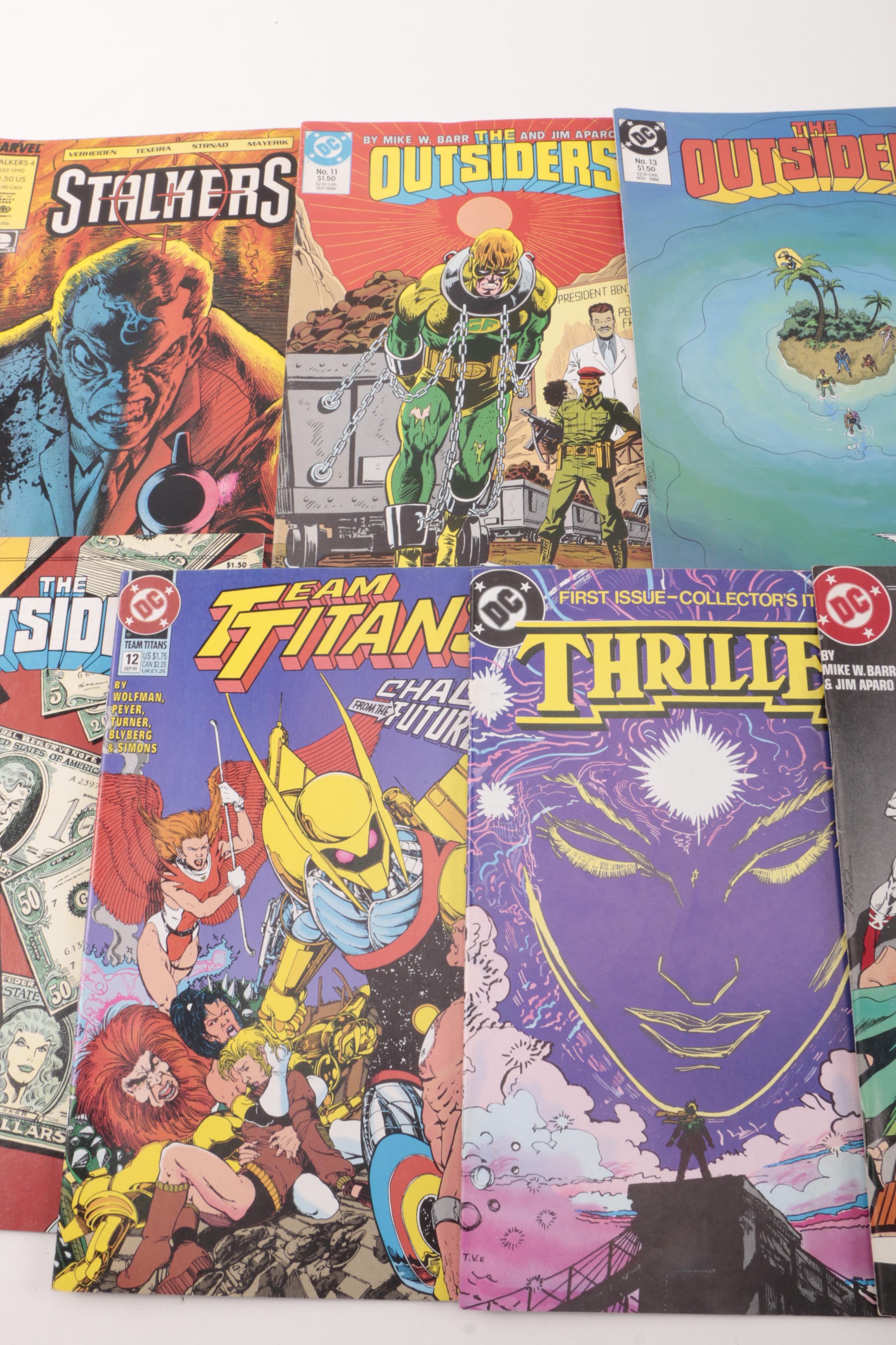 DC Comics Including "Team Titans" and "Outsiders"