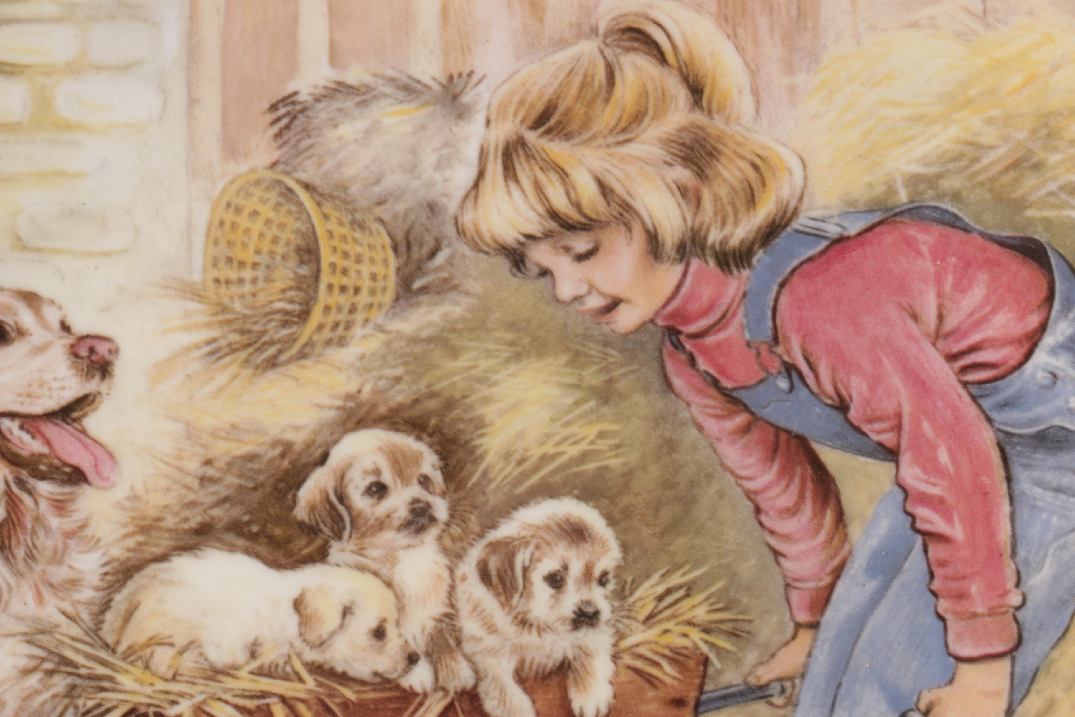 Selection of Royal Worcester "A Child's Blessing" Decorative Plates