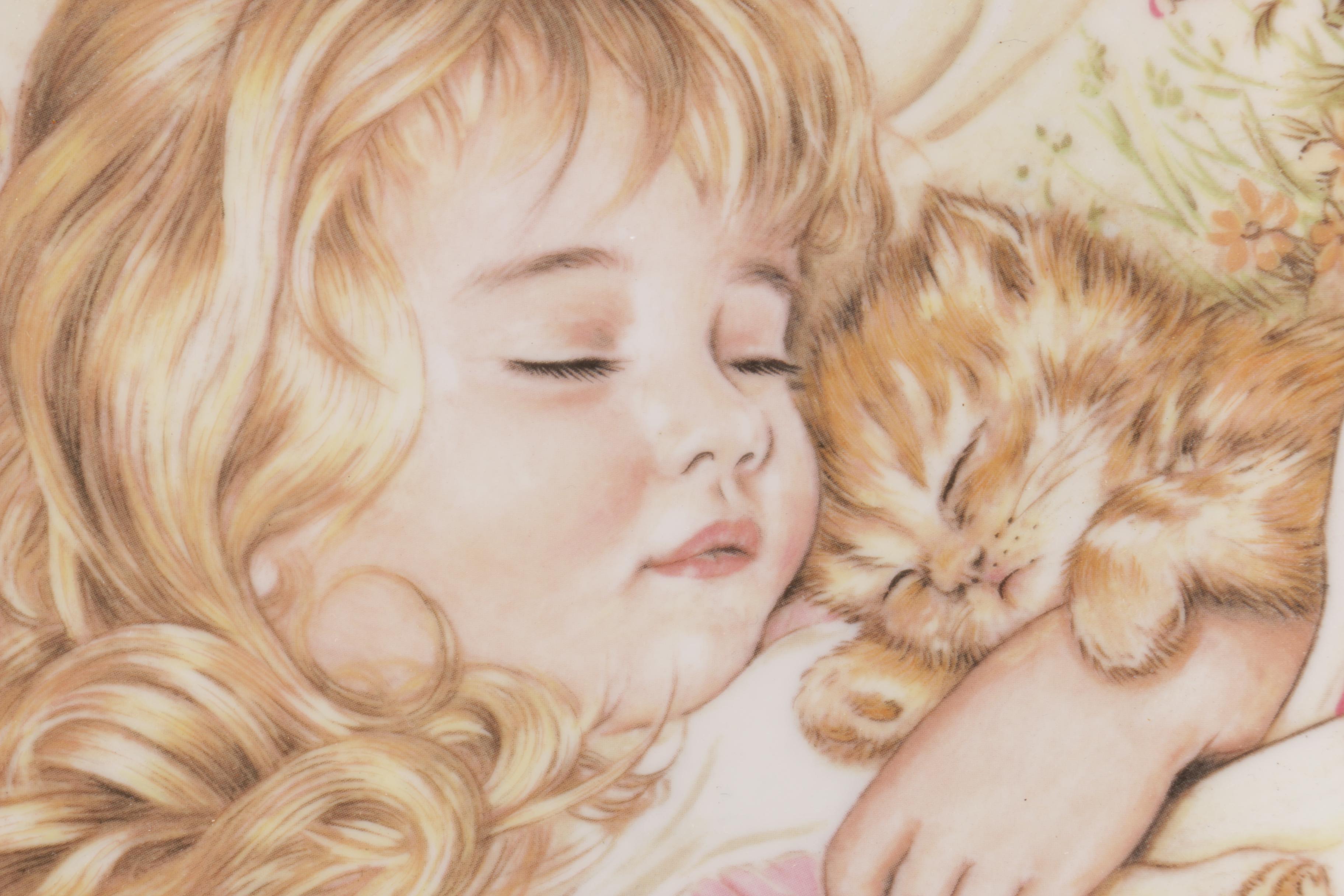 Selection of Royal Worcester "A Child's Blessing" Decorative Plates