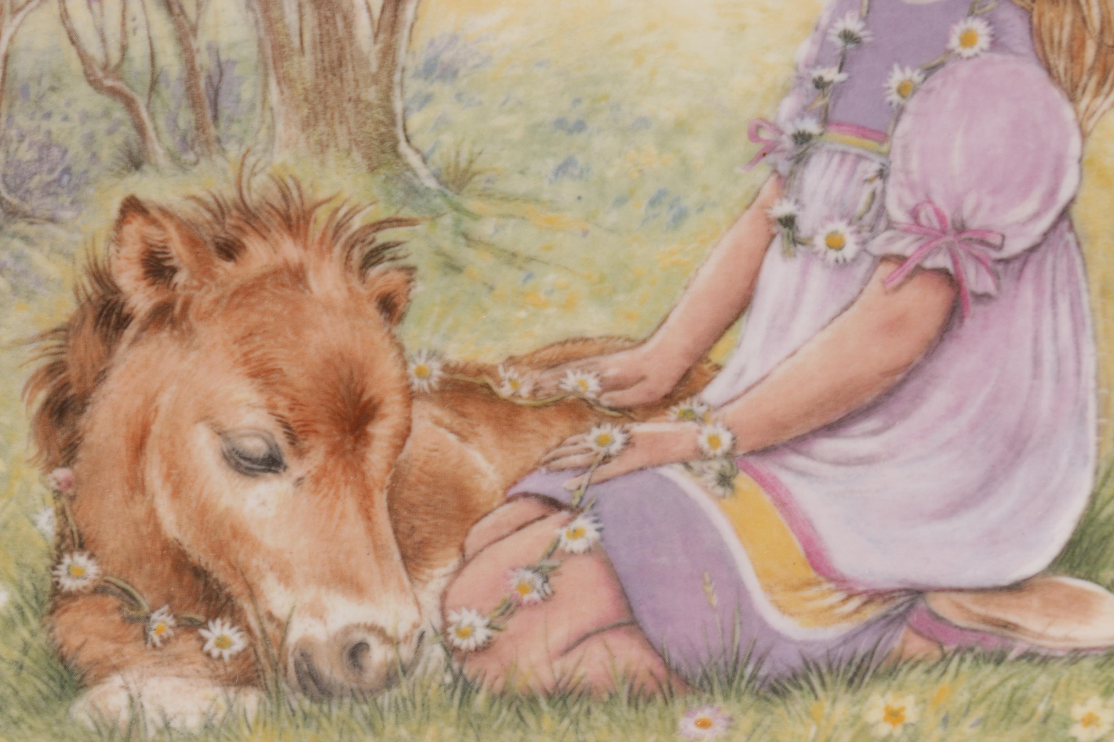 Selection of Royal Worcester "A Child's Blessing" Decorative Plates