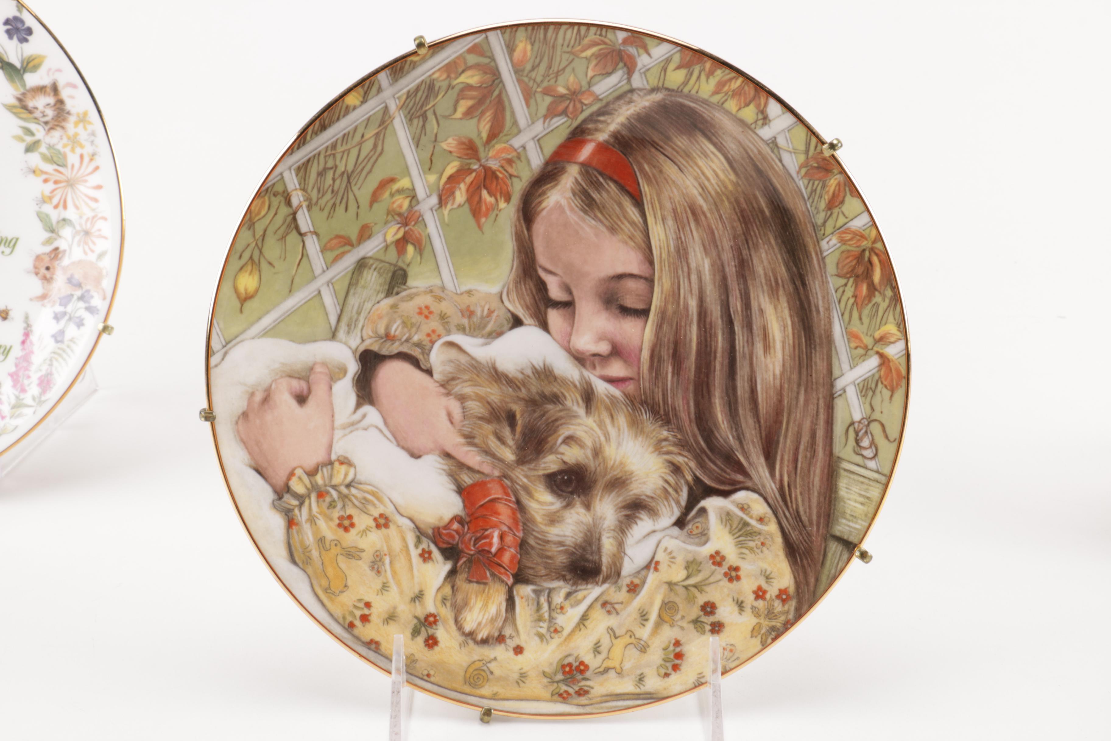 Selection of Royal Worcester "A Child's Blessing" Decorative Plates