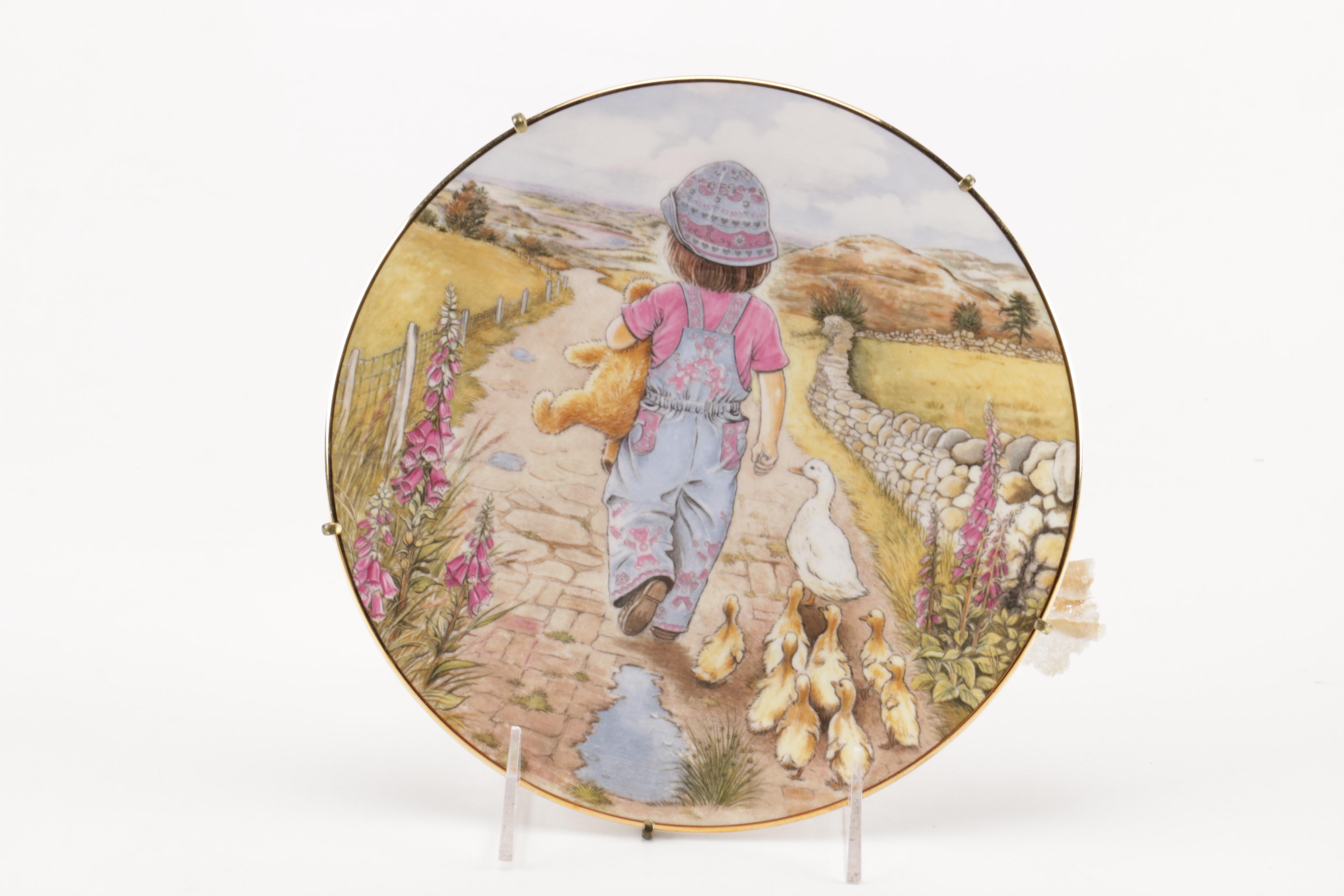 Selection of Royal Worcester "A Child's Blessing" Decorative Plates
