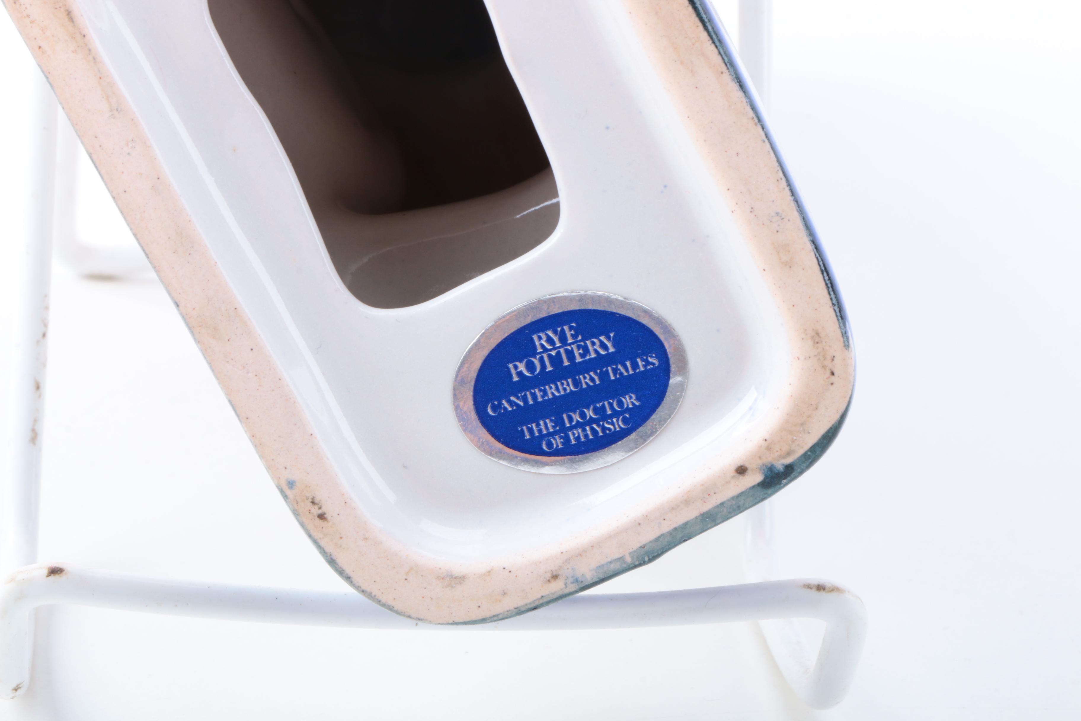 Rye Pottery "The Doctor of Physic" Canterbury Tales Character Figurine