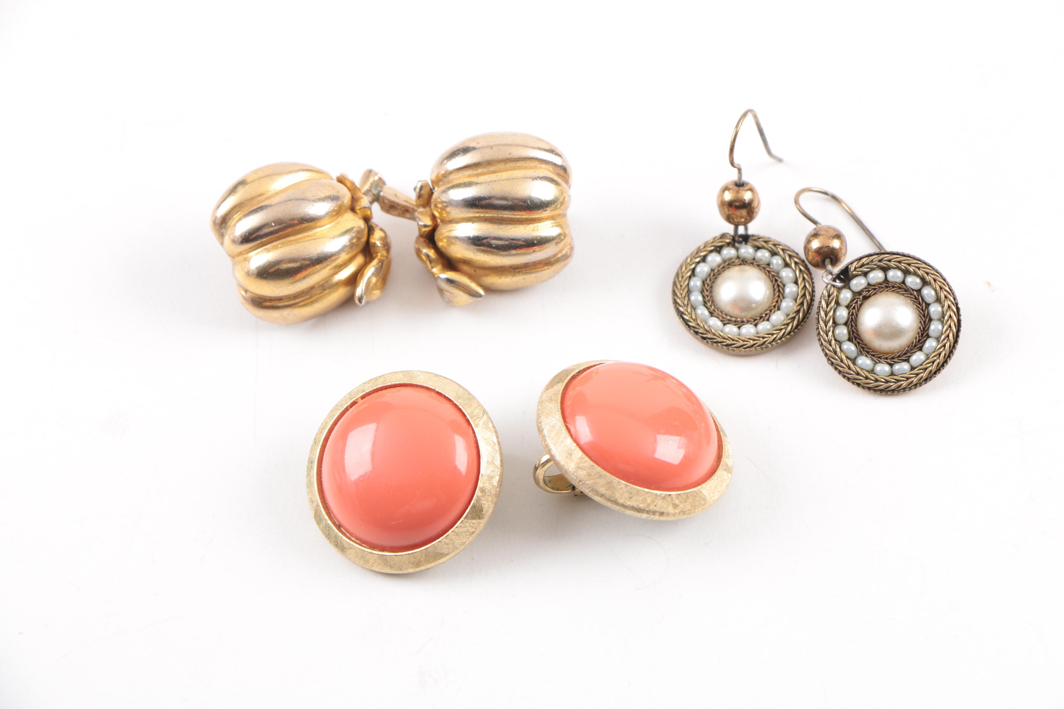 Vintage Jewelry Including Trifari and Wedgwood