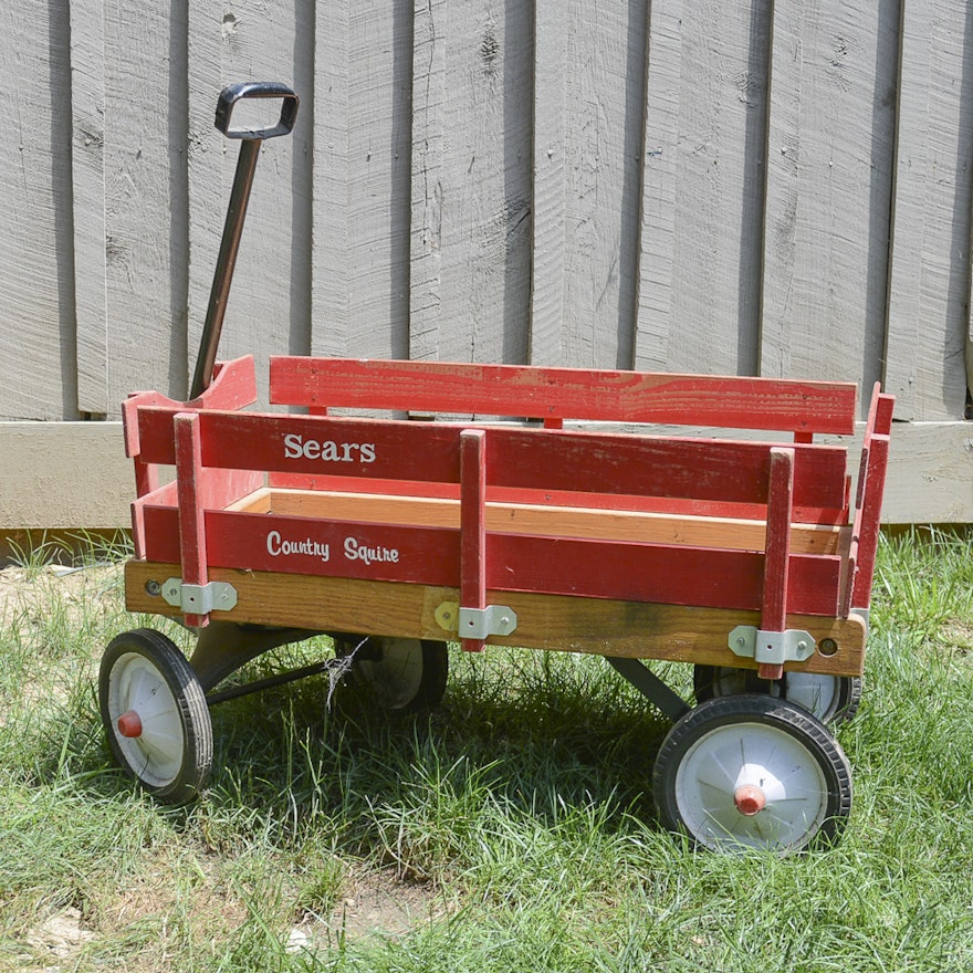 Sears "Country Squire" Red Wagon