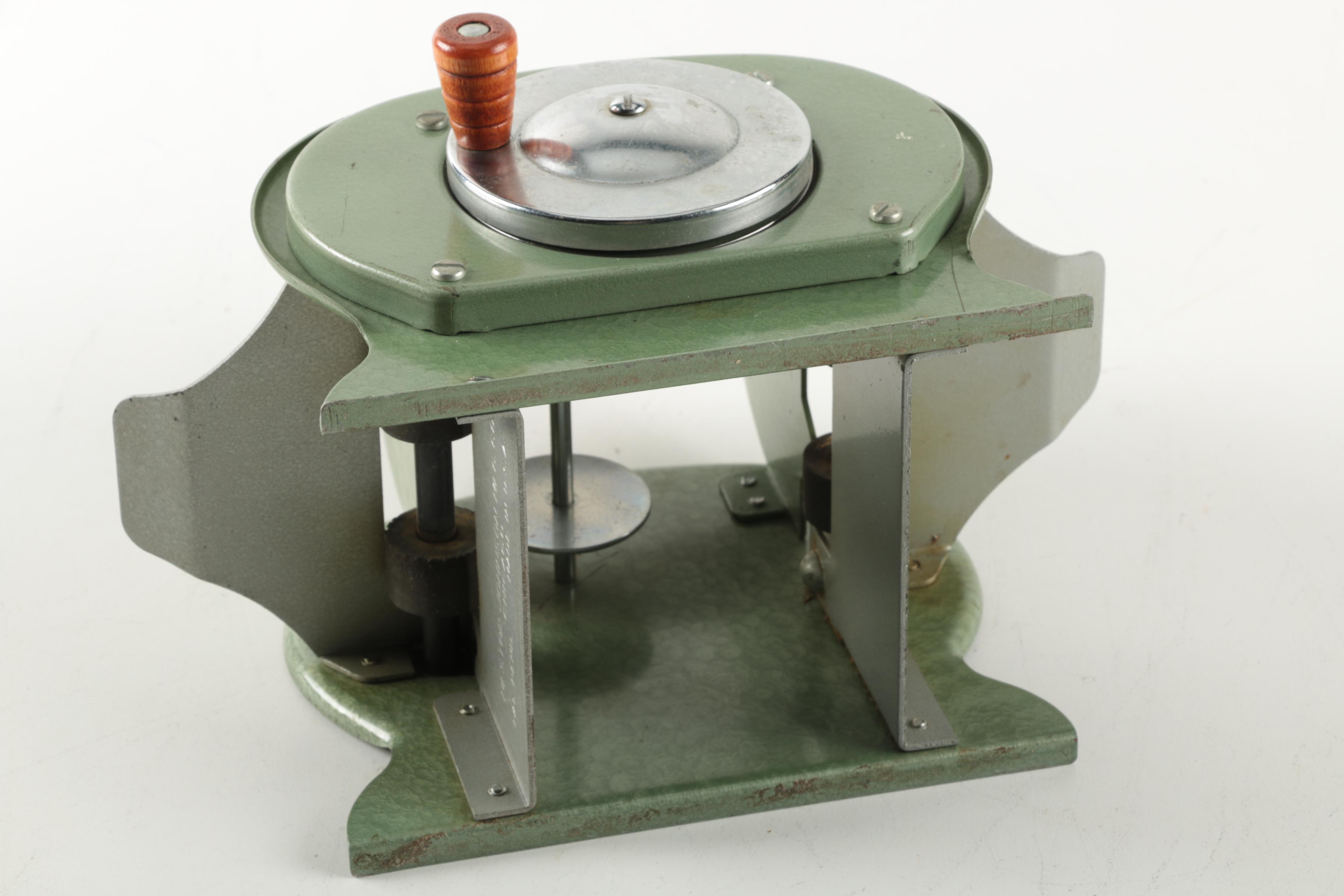 Vintage Metal Johnson Card Shuffler