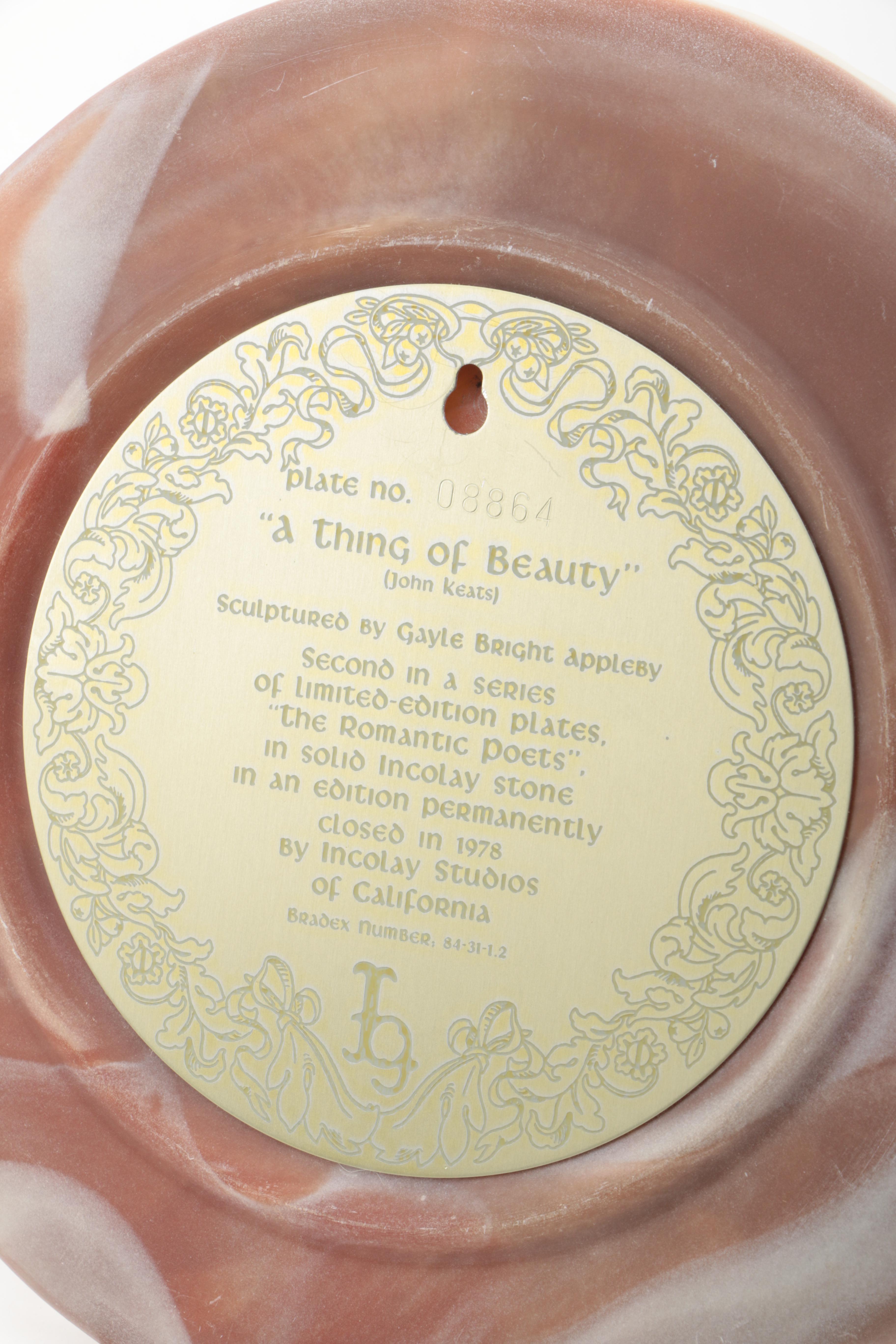 Decorative Porcelain Plates Including Bradex