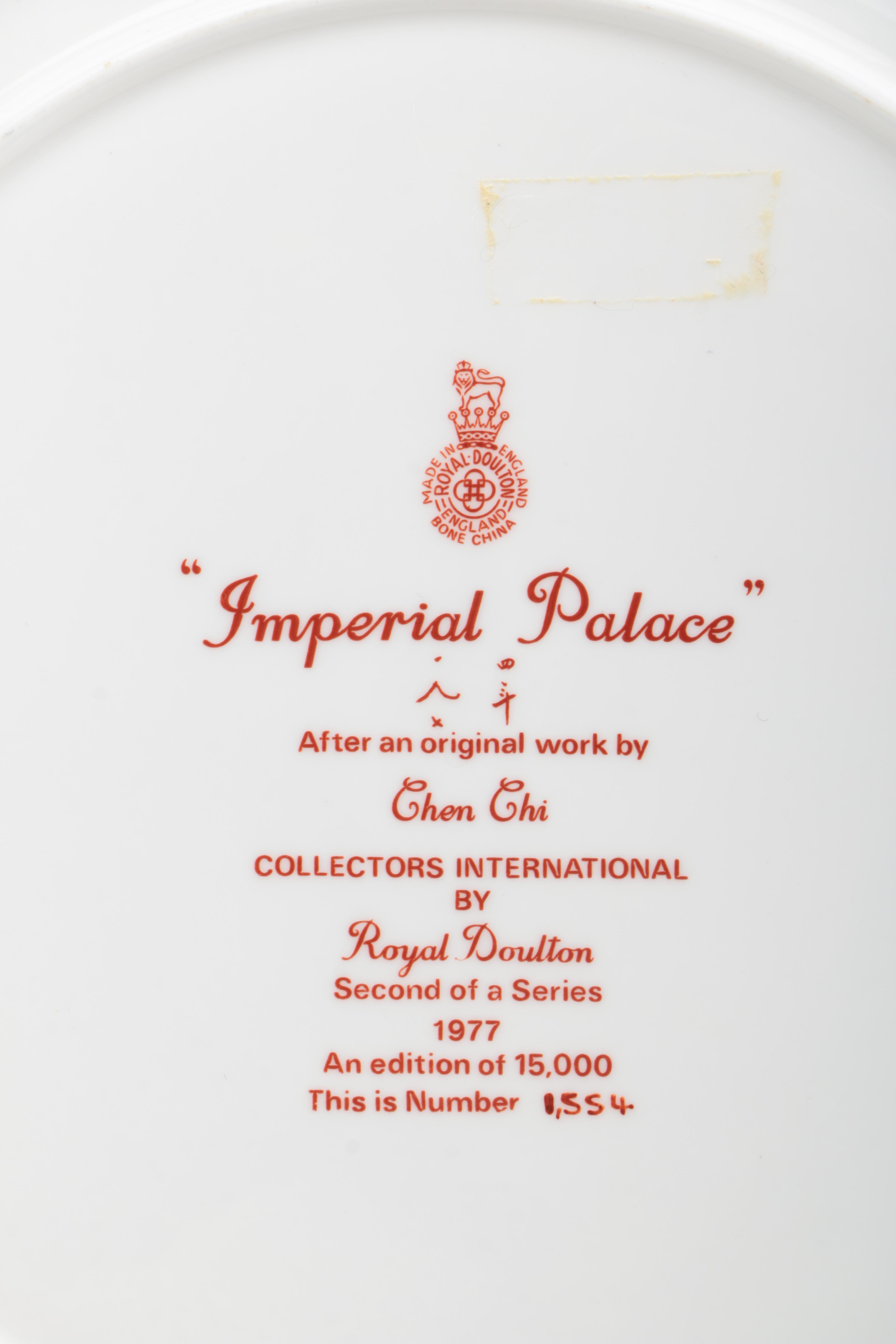 Decorative Porcelain Plates Including Bradex