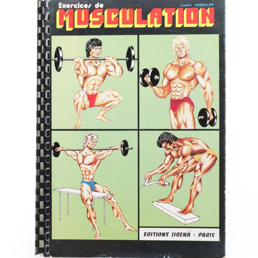 1982 French-Language "Exercices de Musculation" by Lucien Demeillès