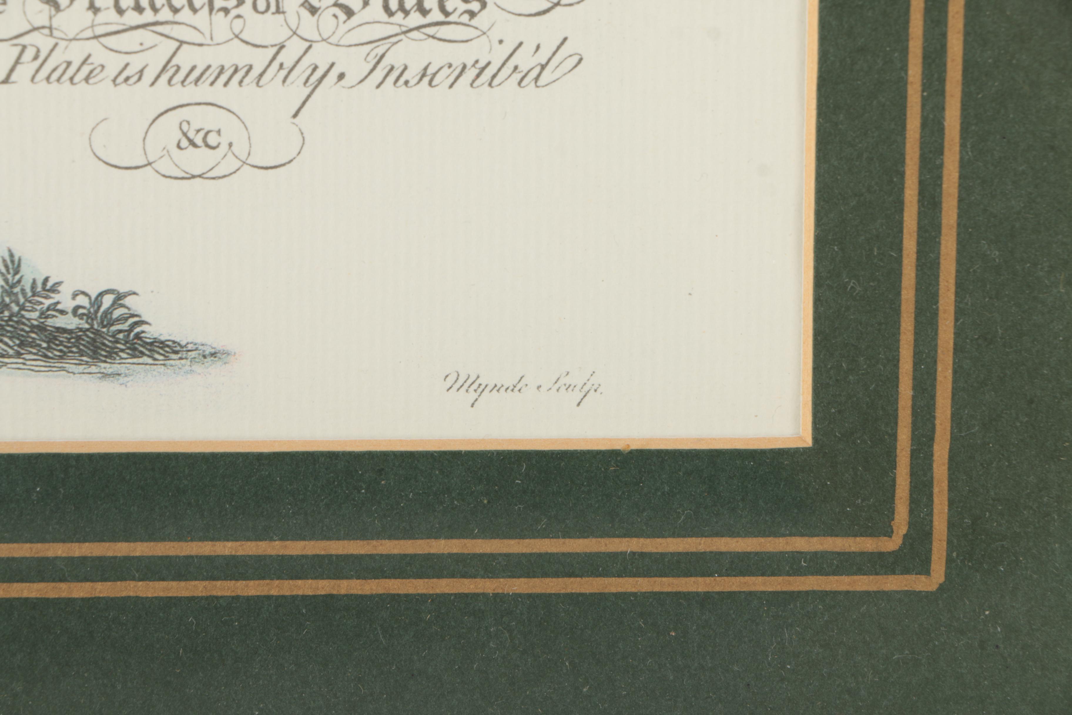 Two Offset Lithographs of Palm Trees