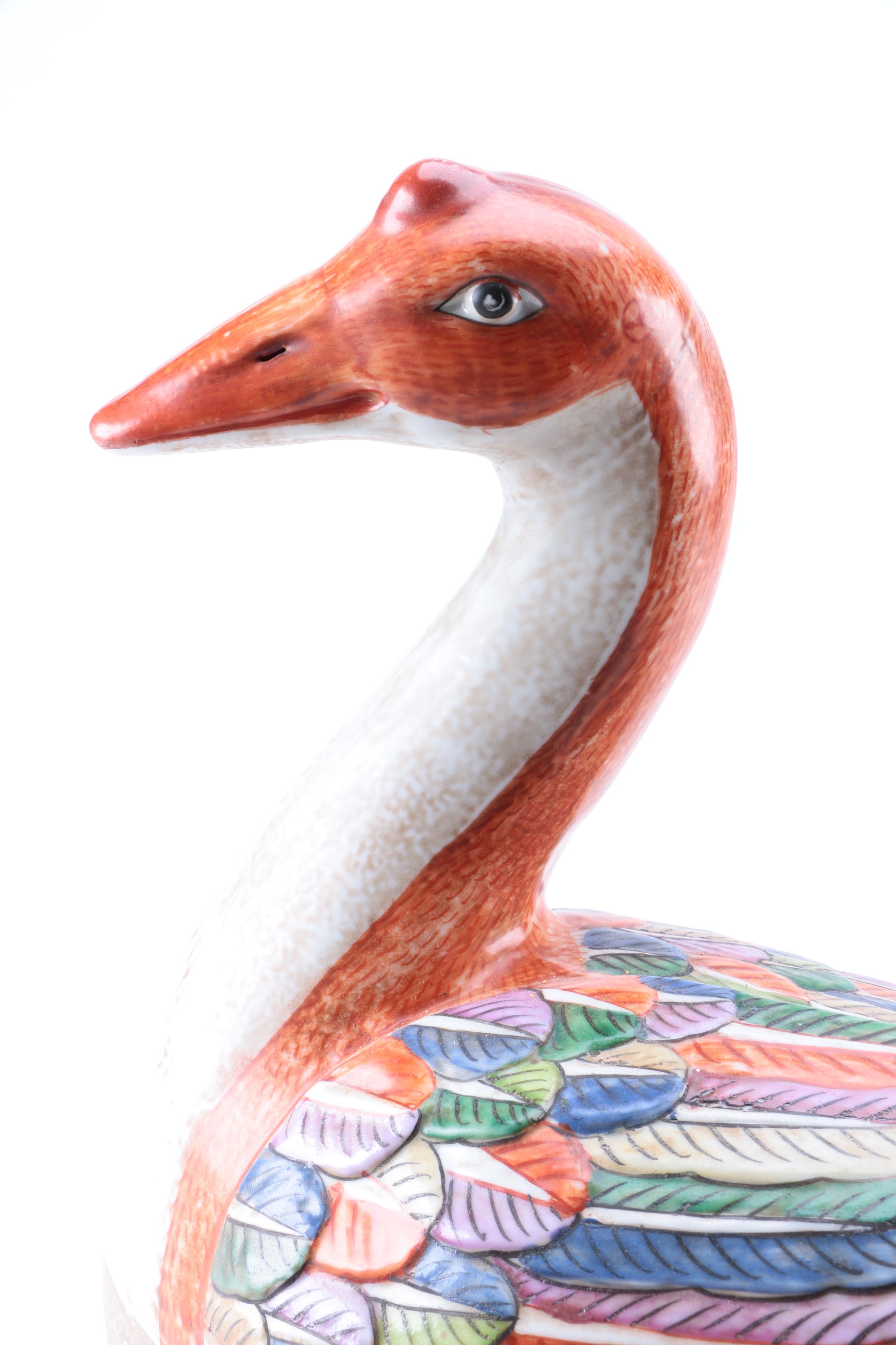 Chinese Goose Tureen