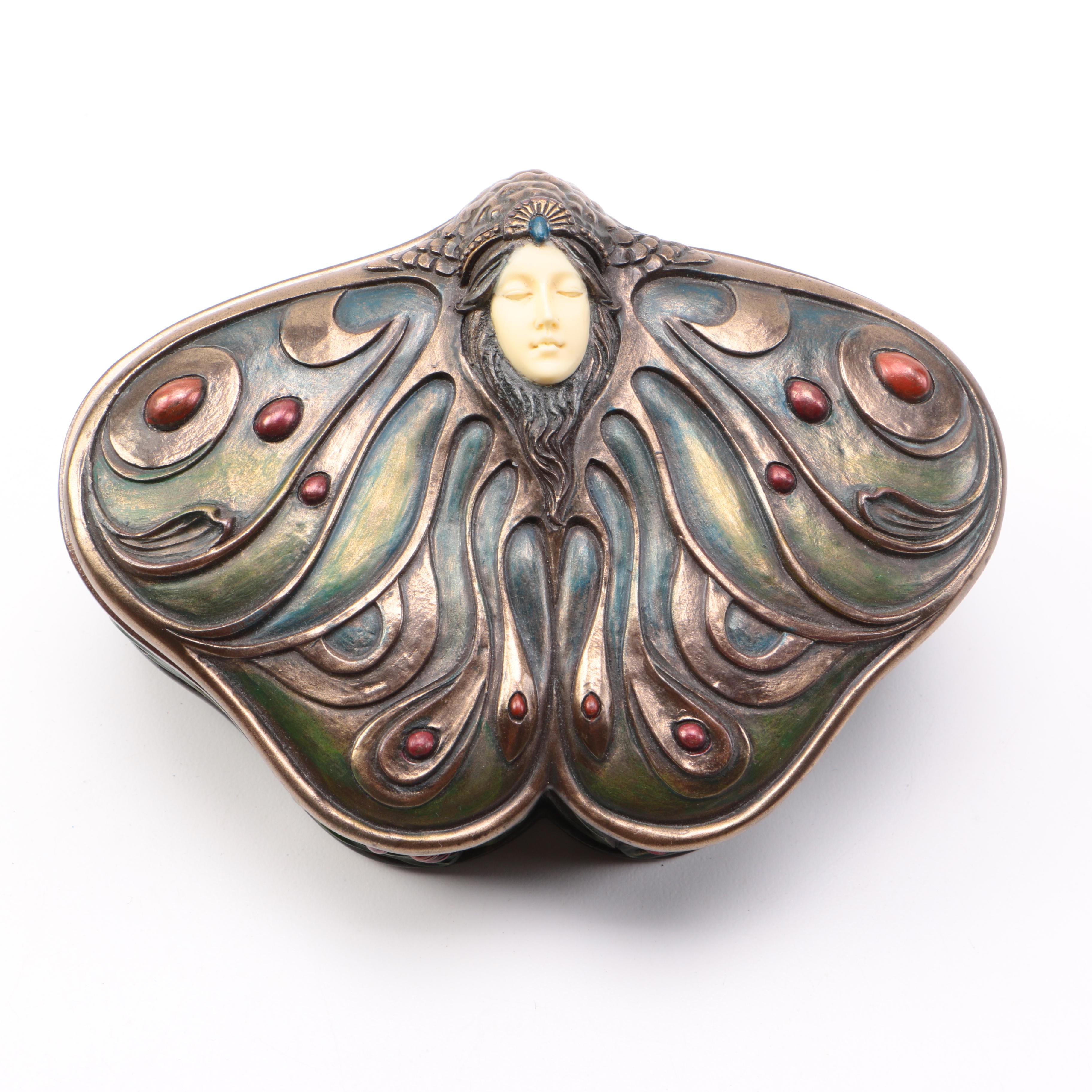 Art Nouveau Style Trinket Box by Summit Collection