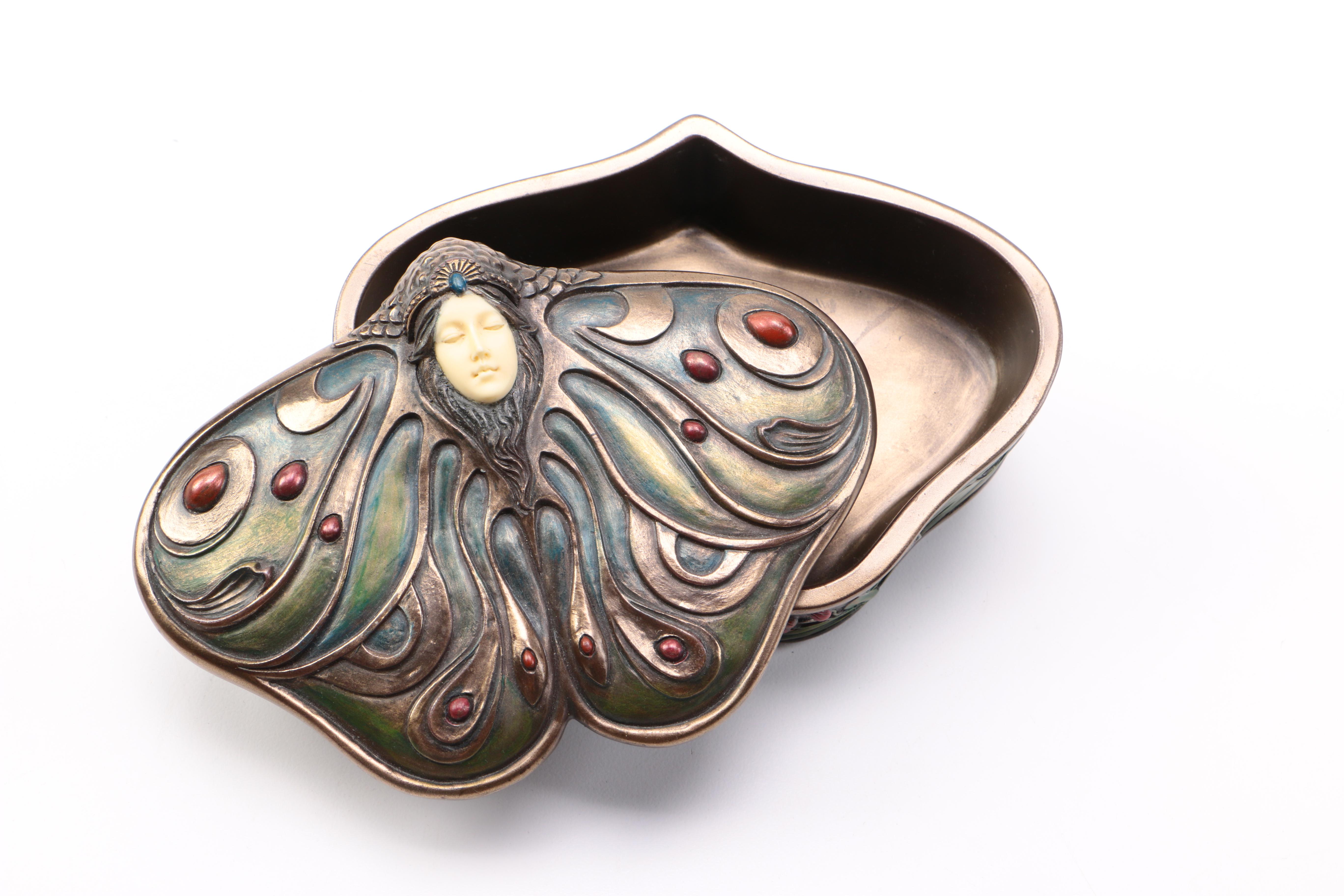 Art Nouveau Style Trinket Box by Summit Collection