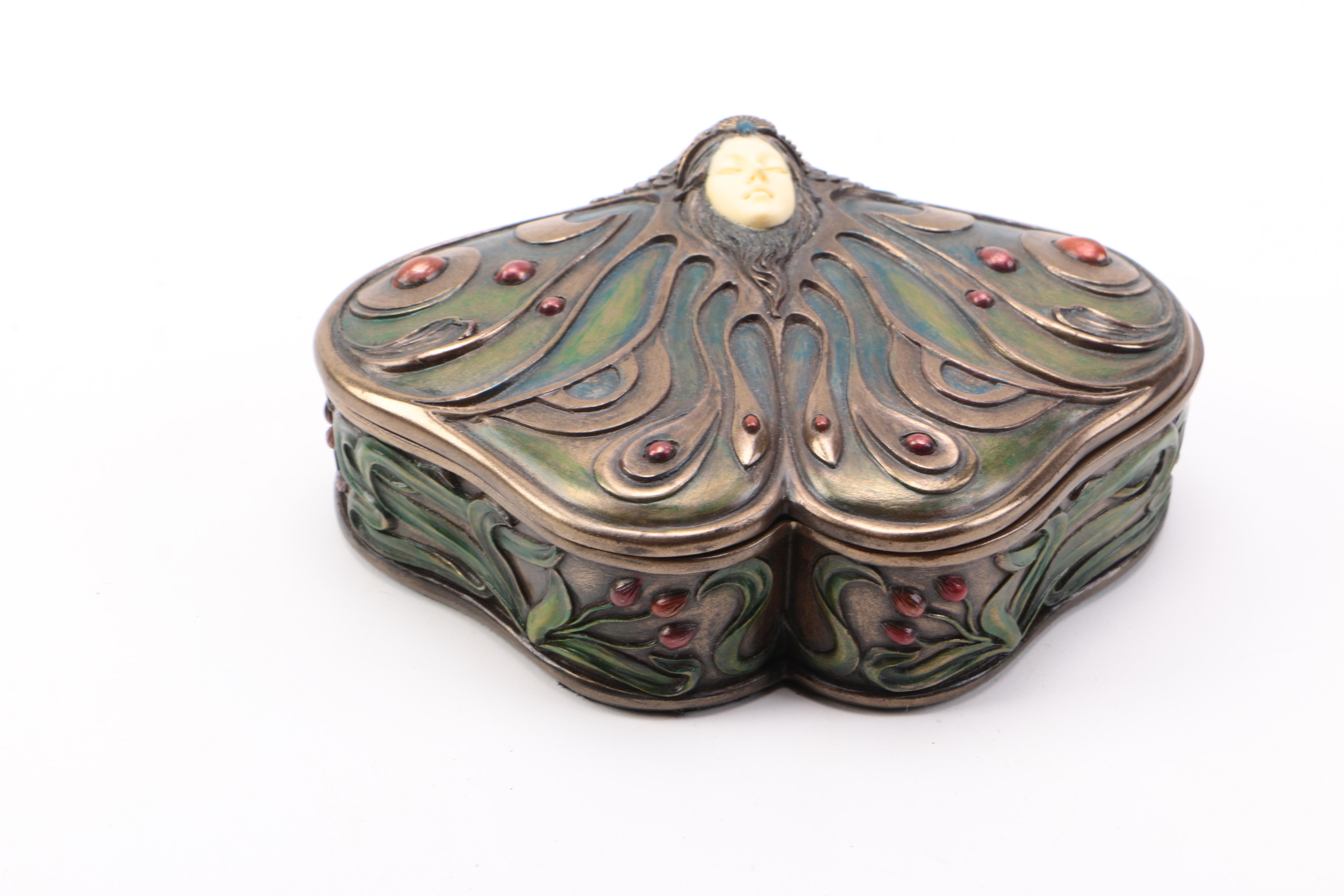 Art Nouveau Style Trinket Box by Summit Collection
