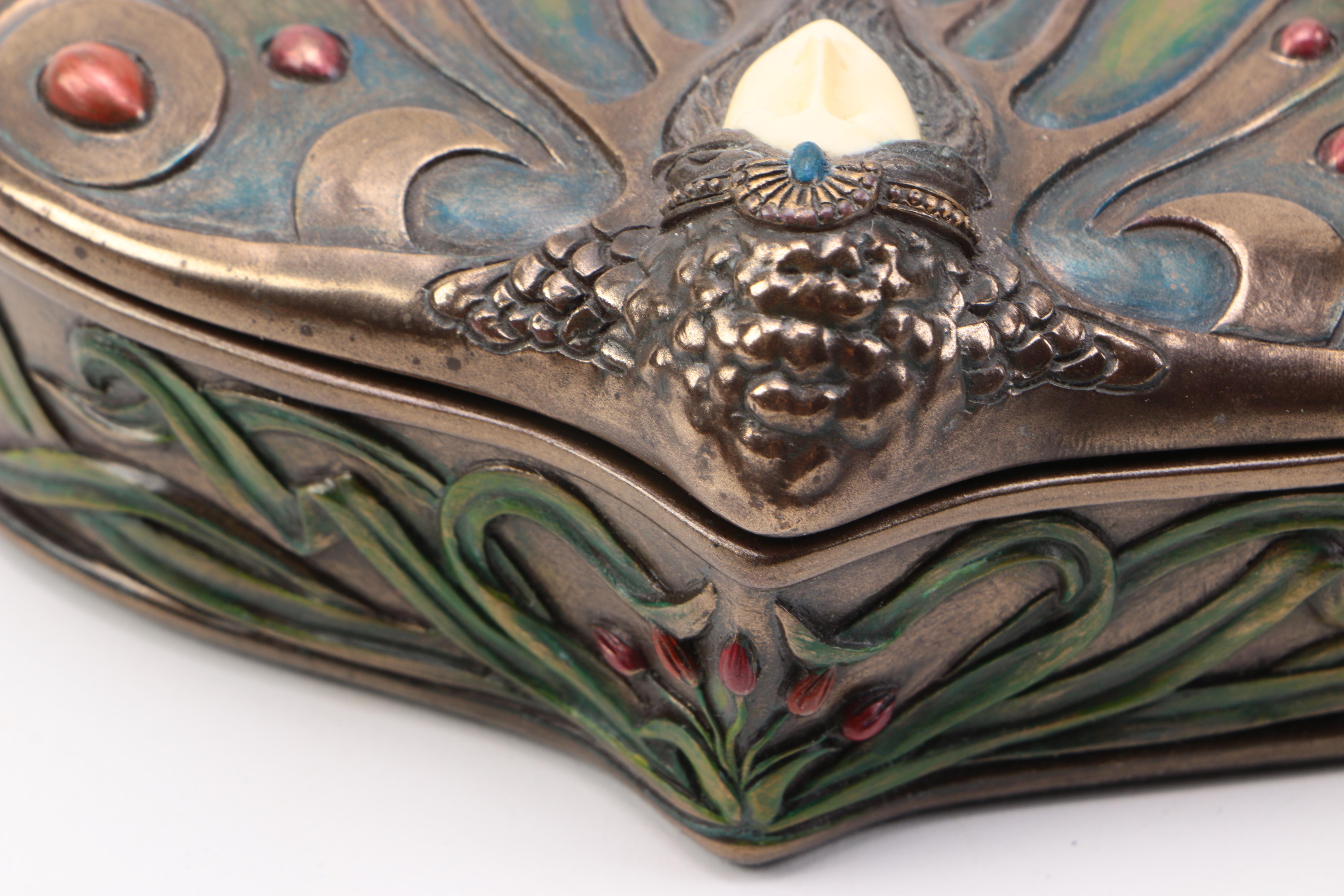 Art Nouveau Style Trinket Box by Summit Collection