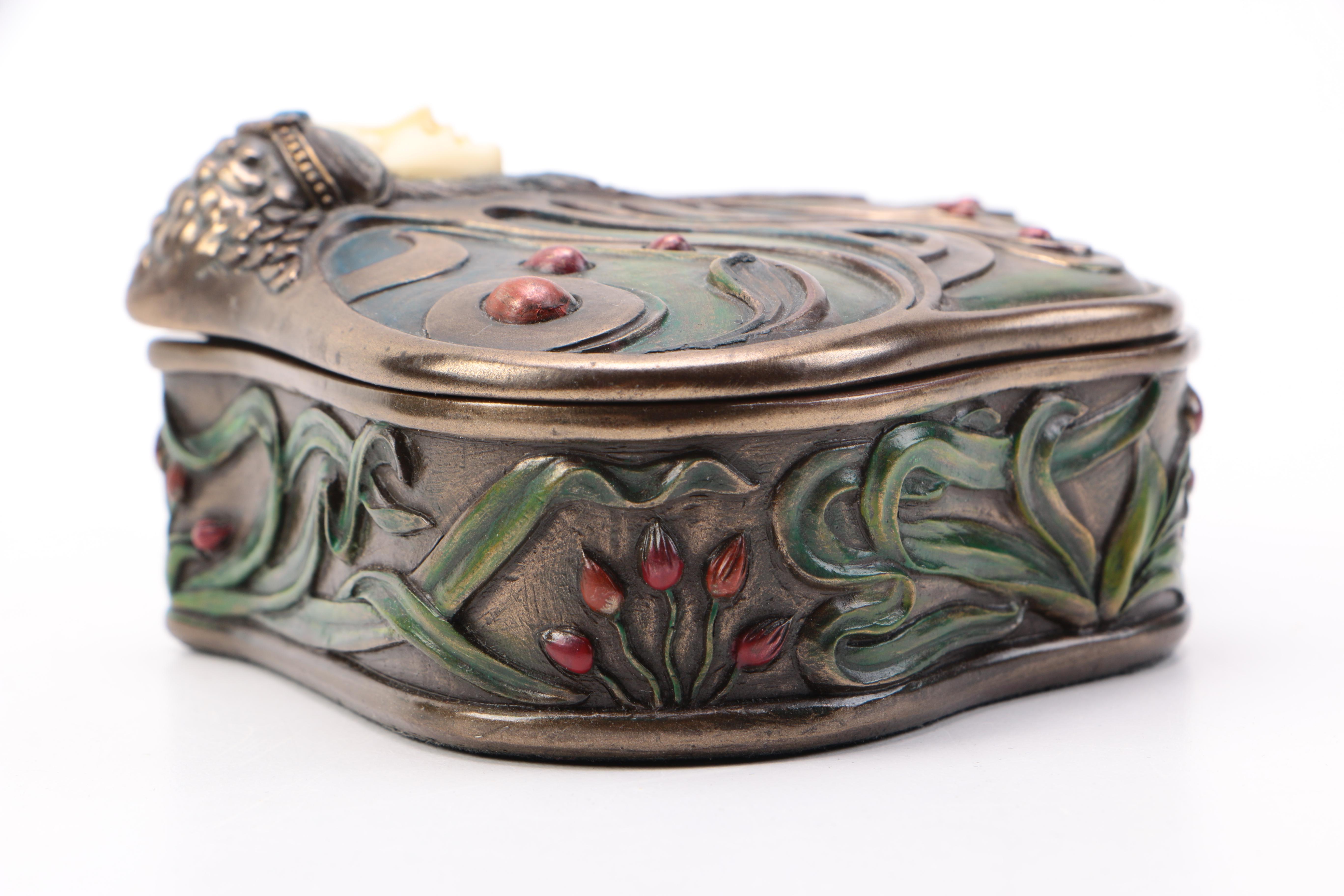 Art Nouveau Style Trinket Box by Summit Collection