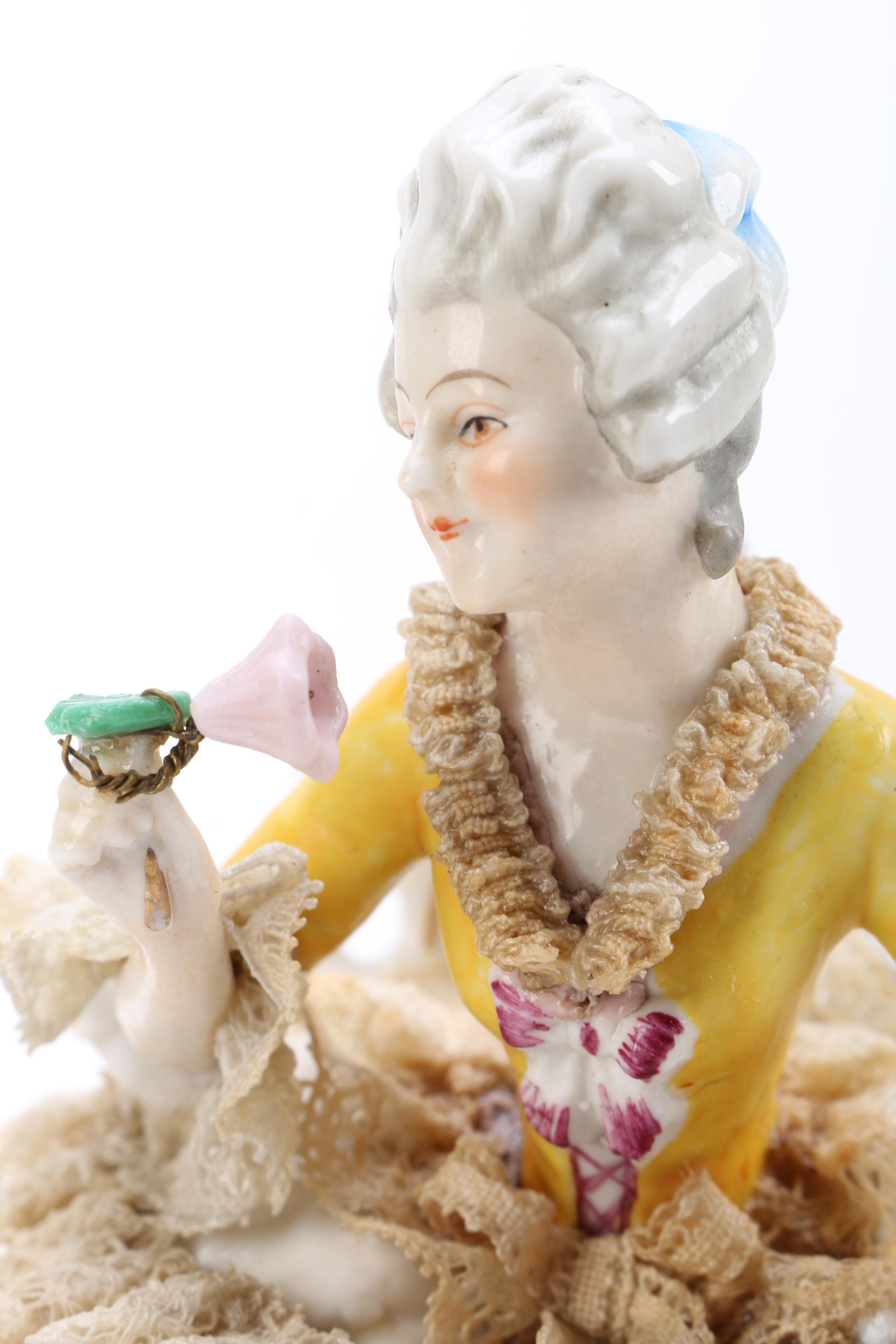 Vintage Friedrich Wilhelm Wessel Frankenthal Figurines