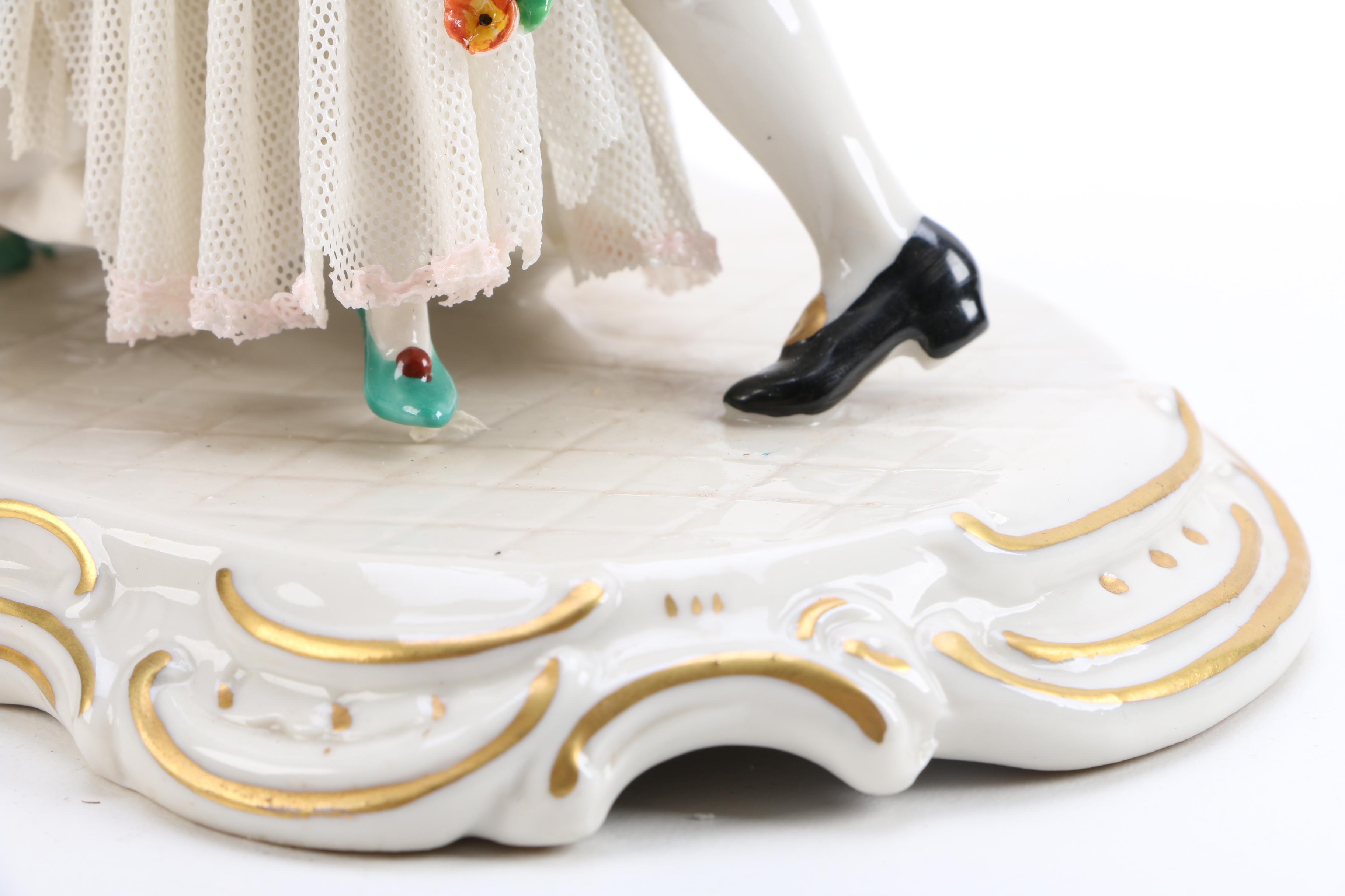 Vintage Friedrich Wilhelm Wessel Frankenthal Figurines