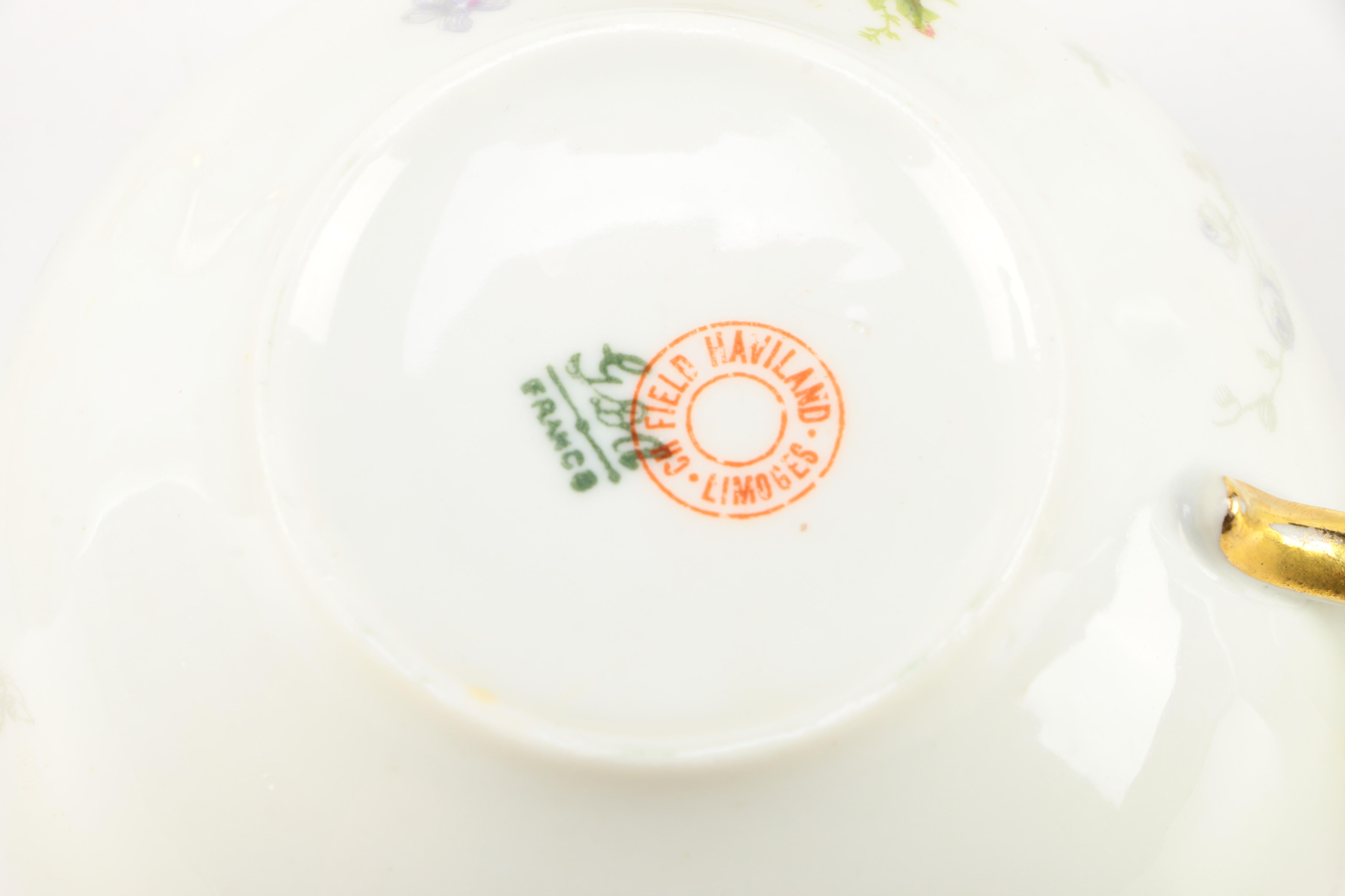 CH Field Haviland Limoges Tableware Set