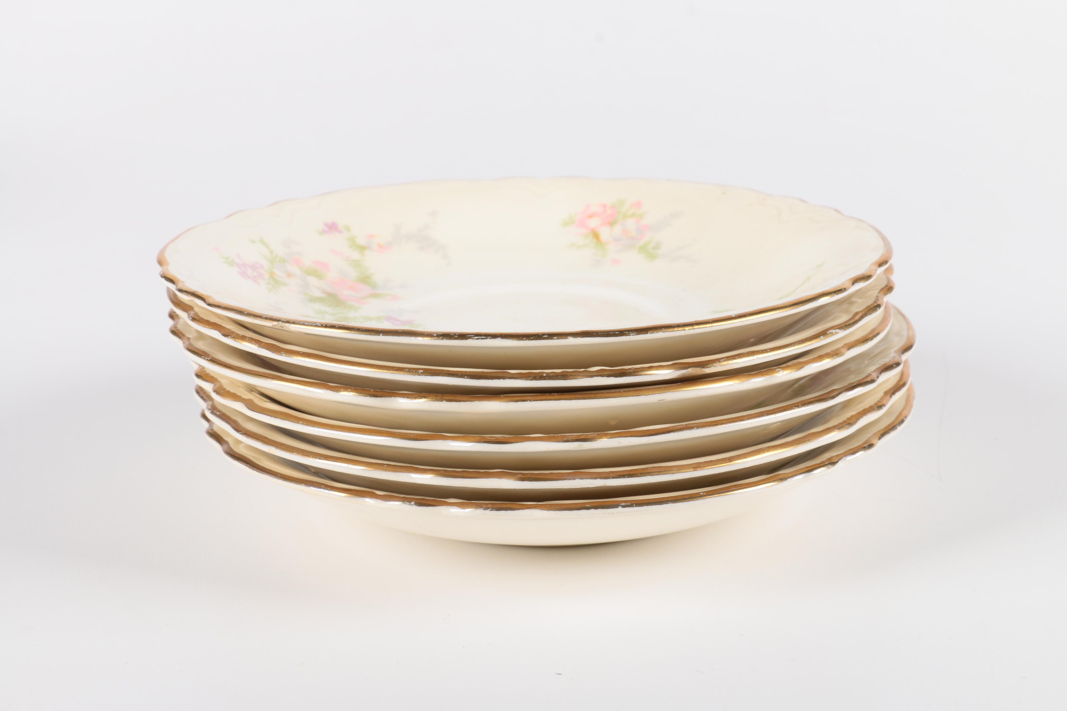 Homer Laughlin Floral Tableware Set