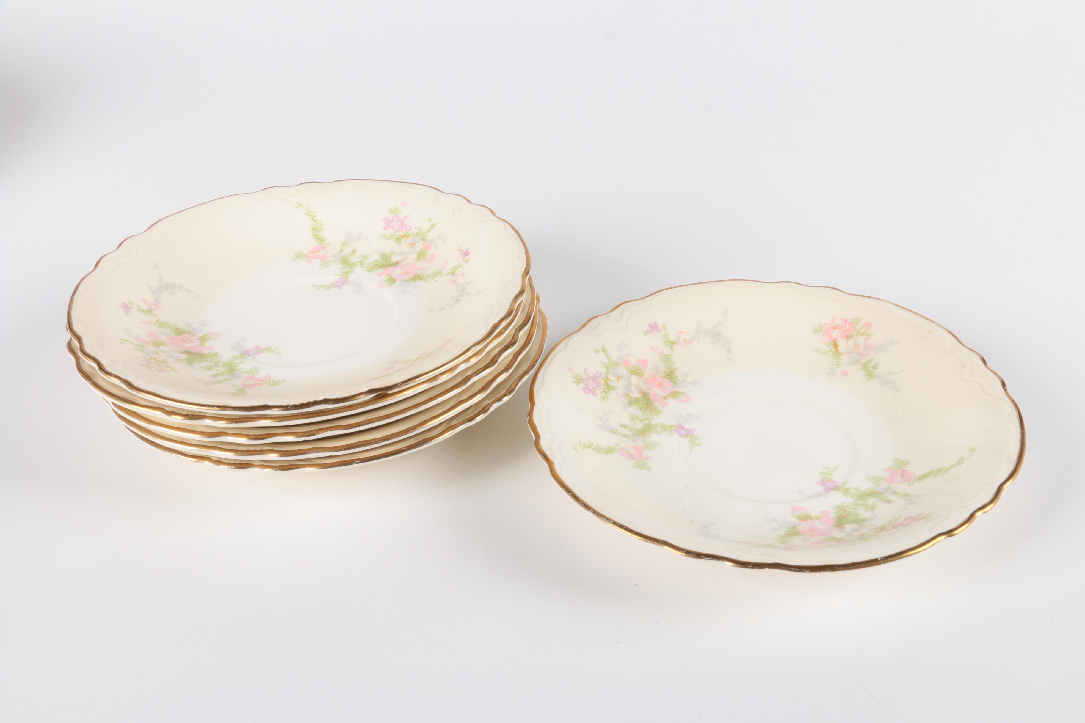Homer Laughlin Floral Tableware Set