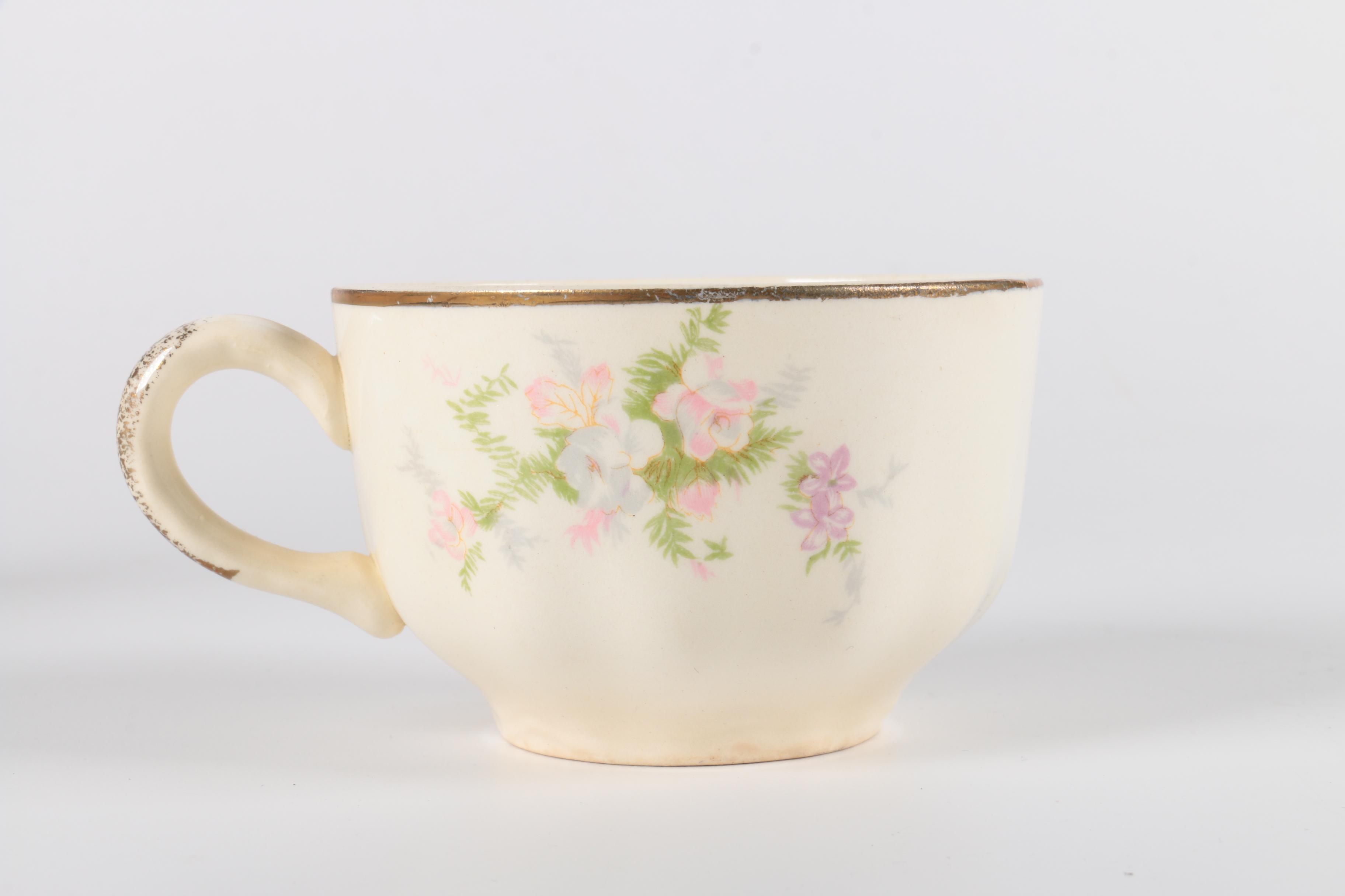 Homer Laughlin Floral Tableware Set