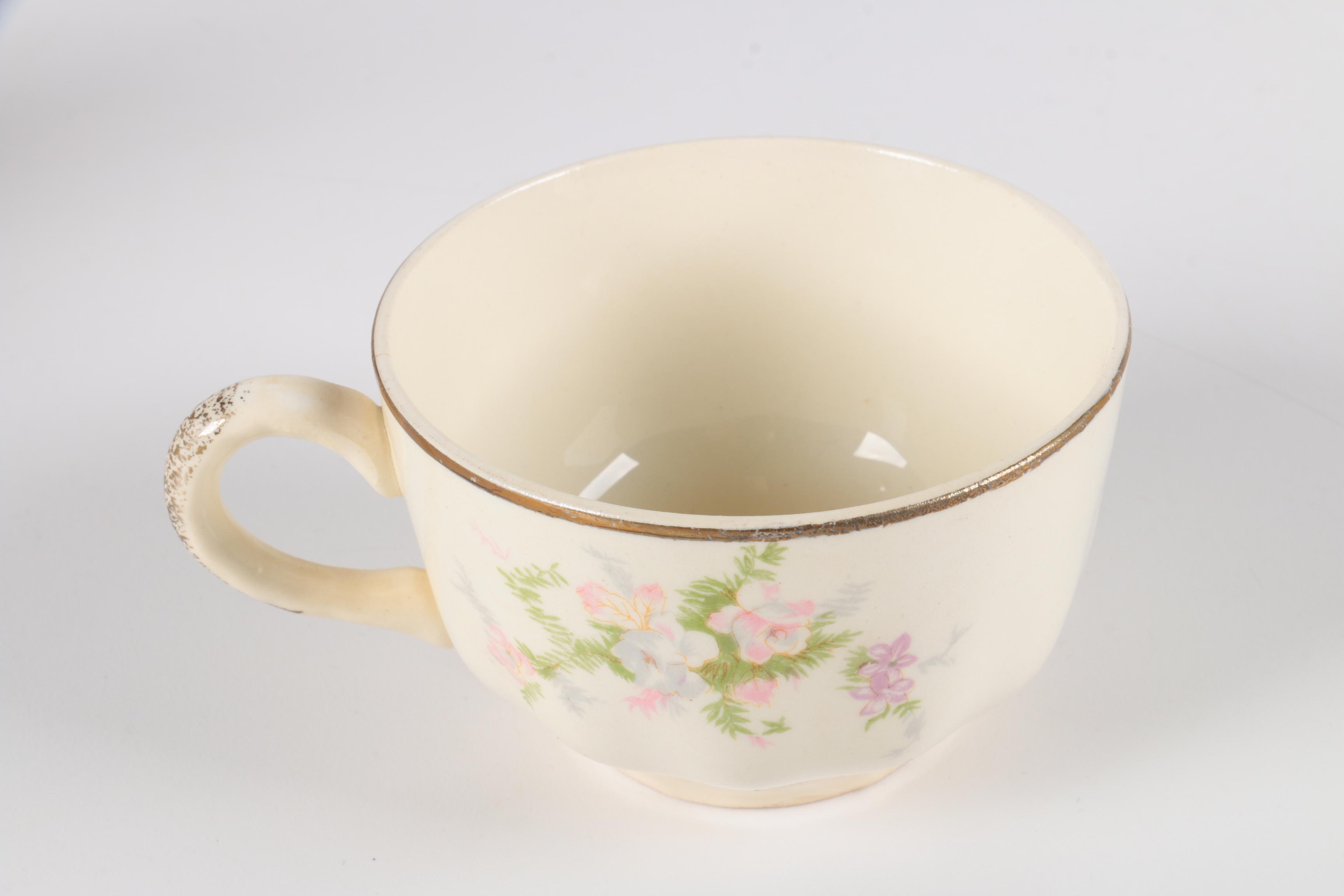 Homer Laughlin Floral Tableware Set