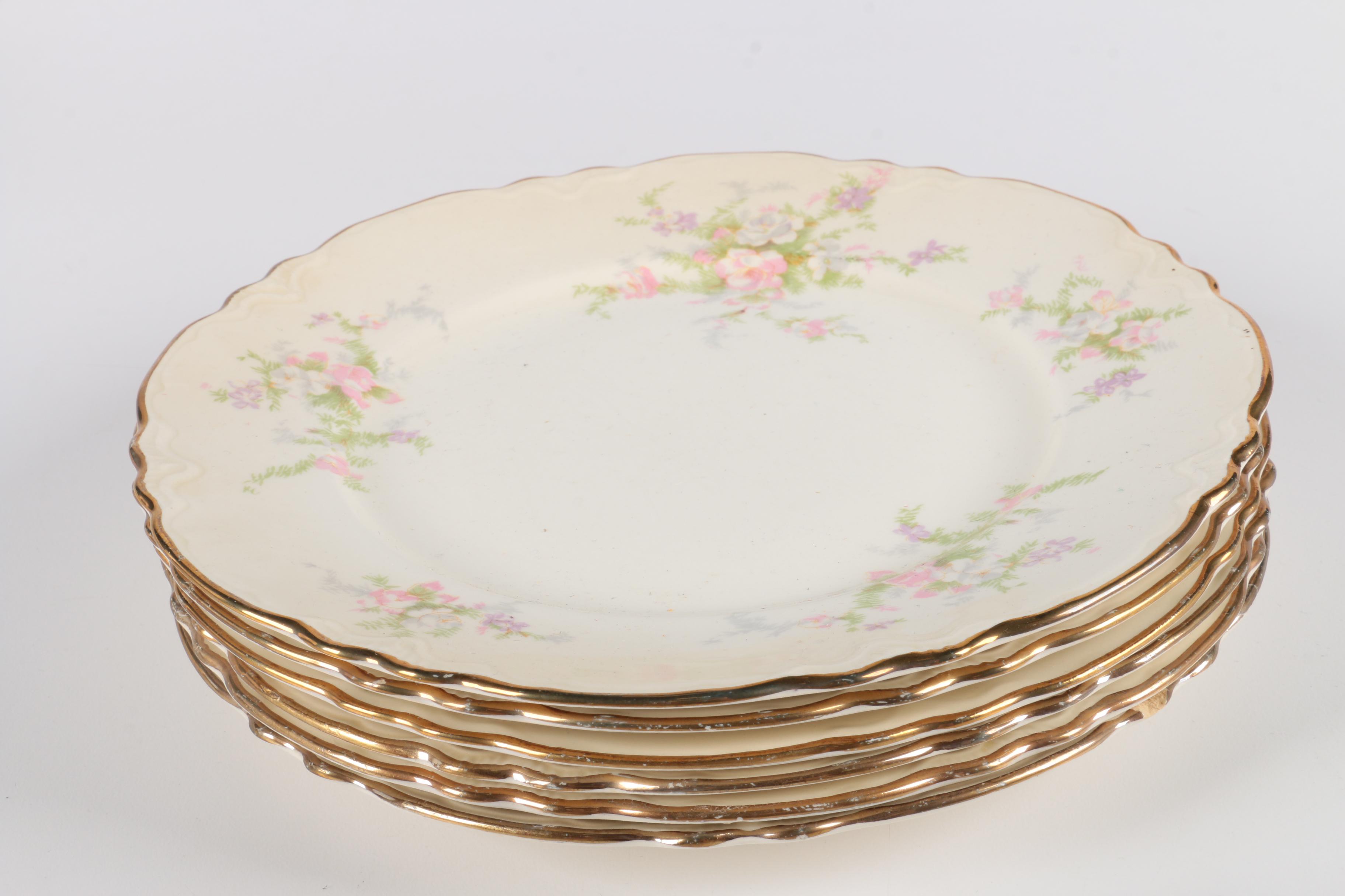 Homer Laughlin Floral Tableware Set