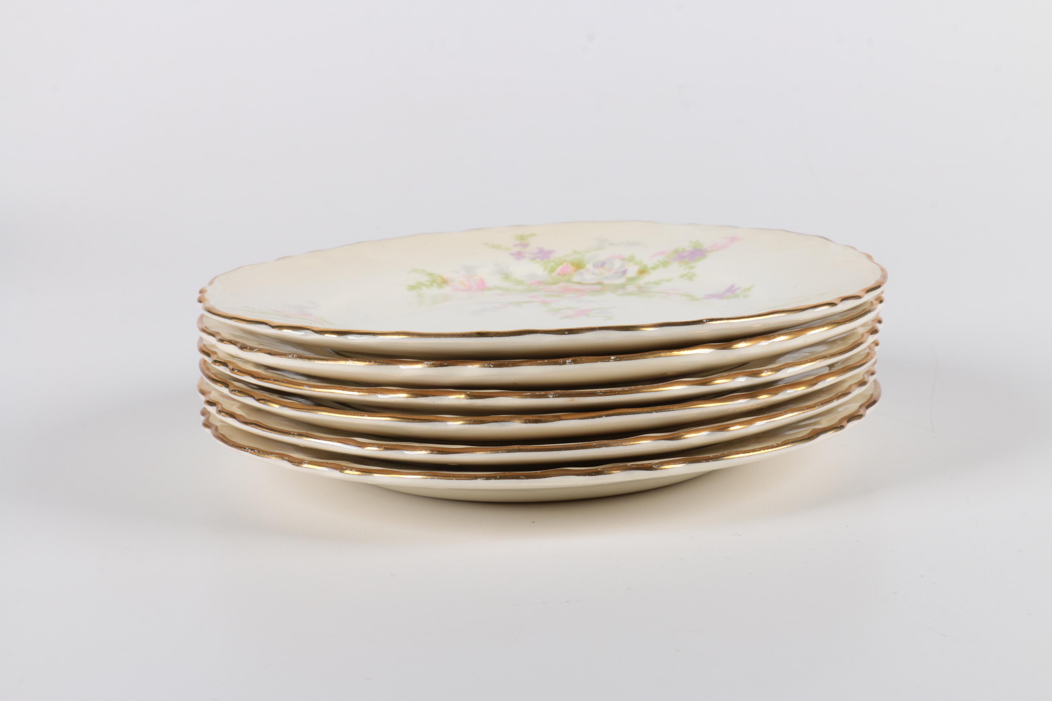 Homer Laughlin Floral Tableware Set