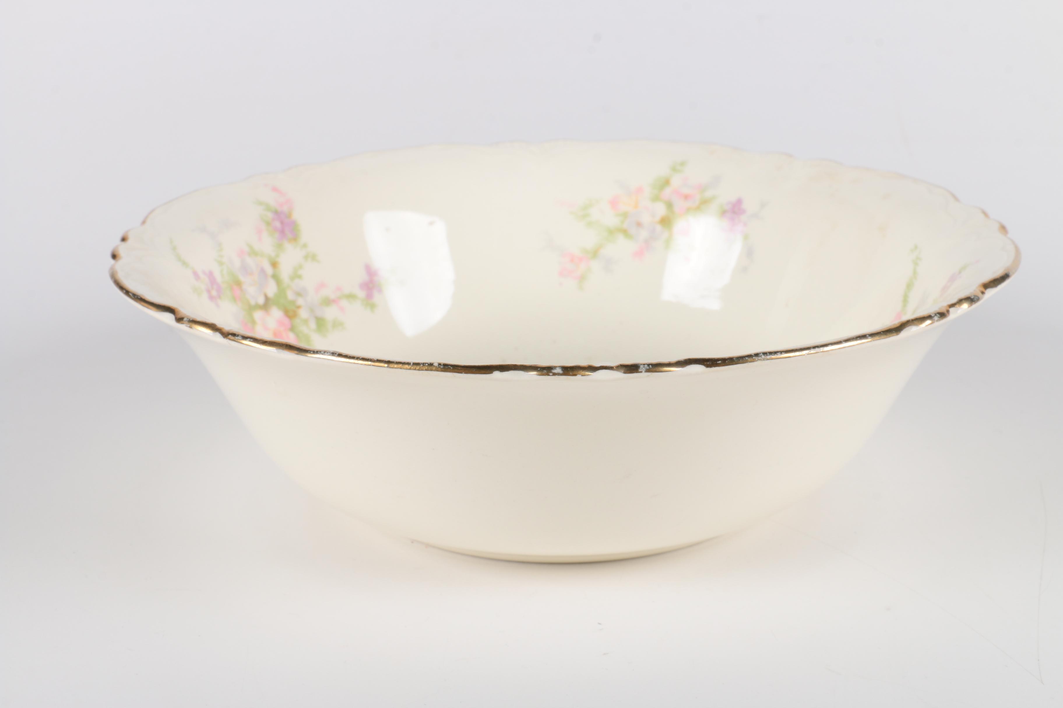 Homer Laughlin Floral Tableware Set