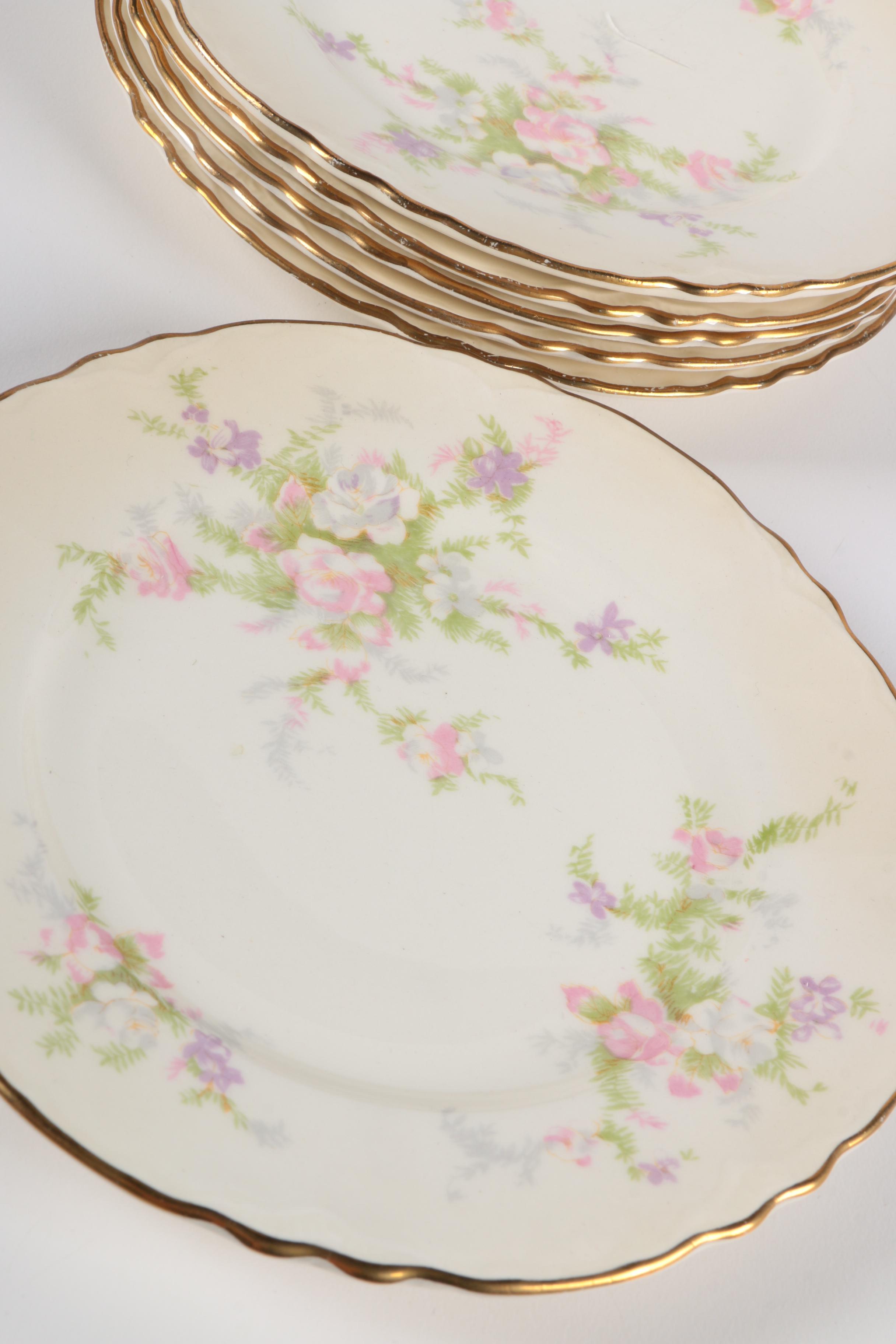 Homer Laughlin Floral Tableware Set