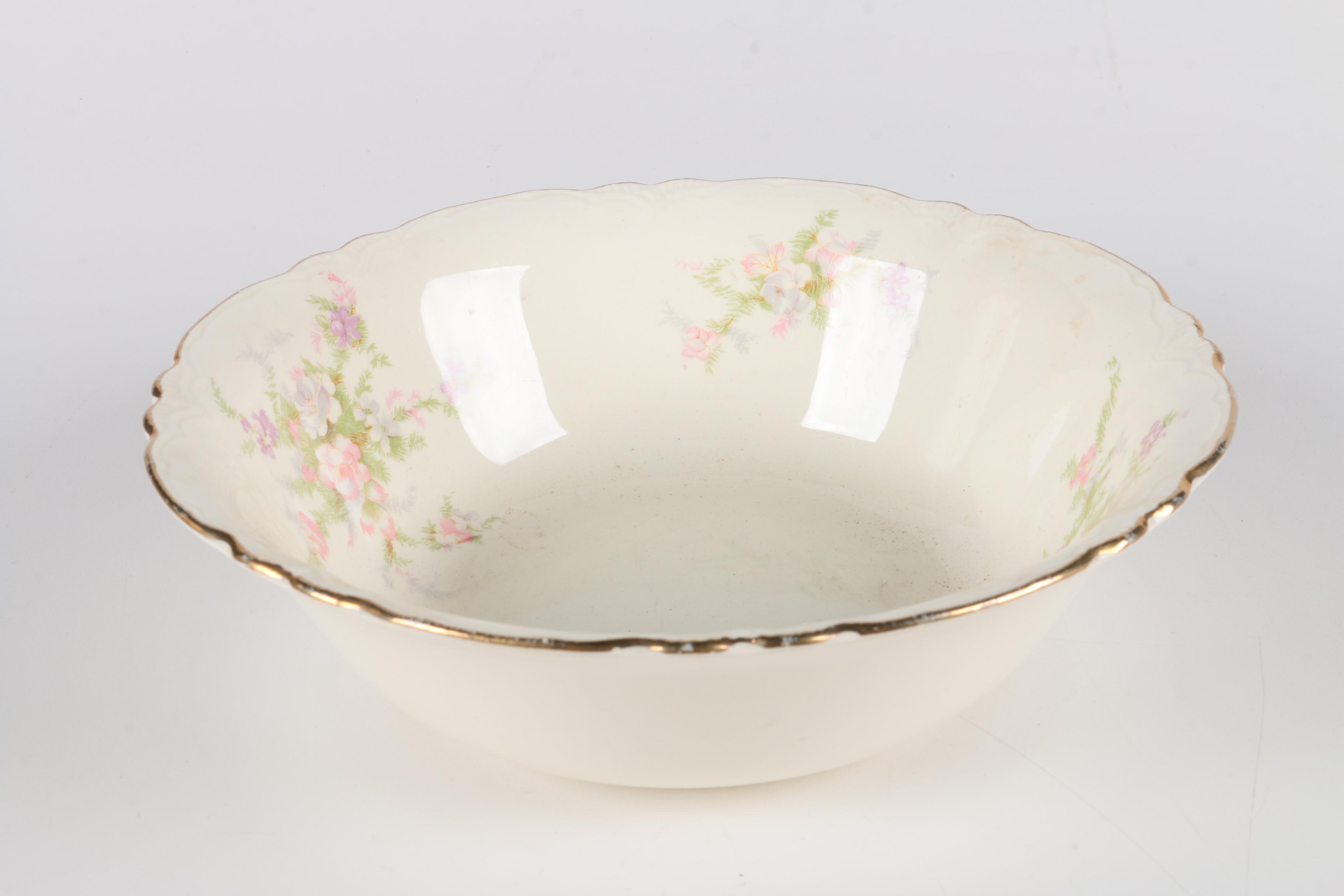 Homer Laughlin Floral Tableware Set