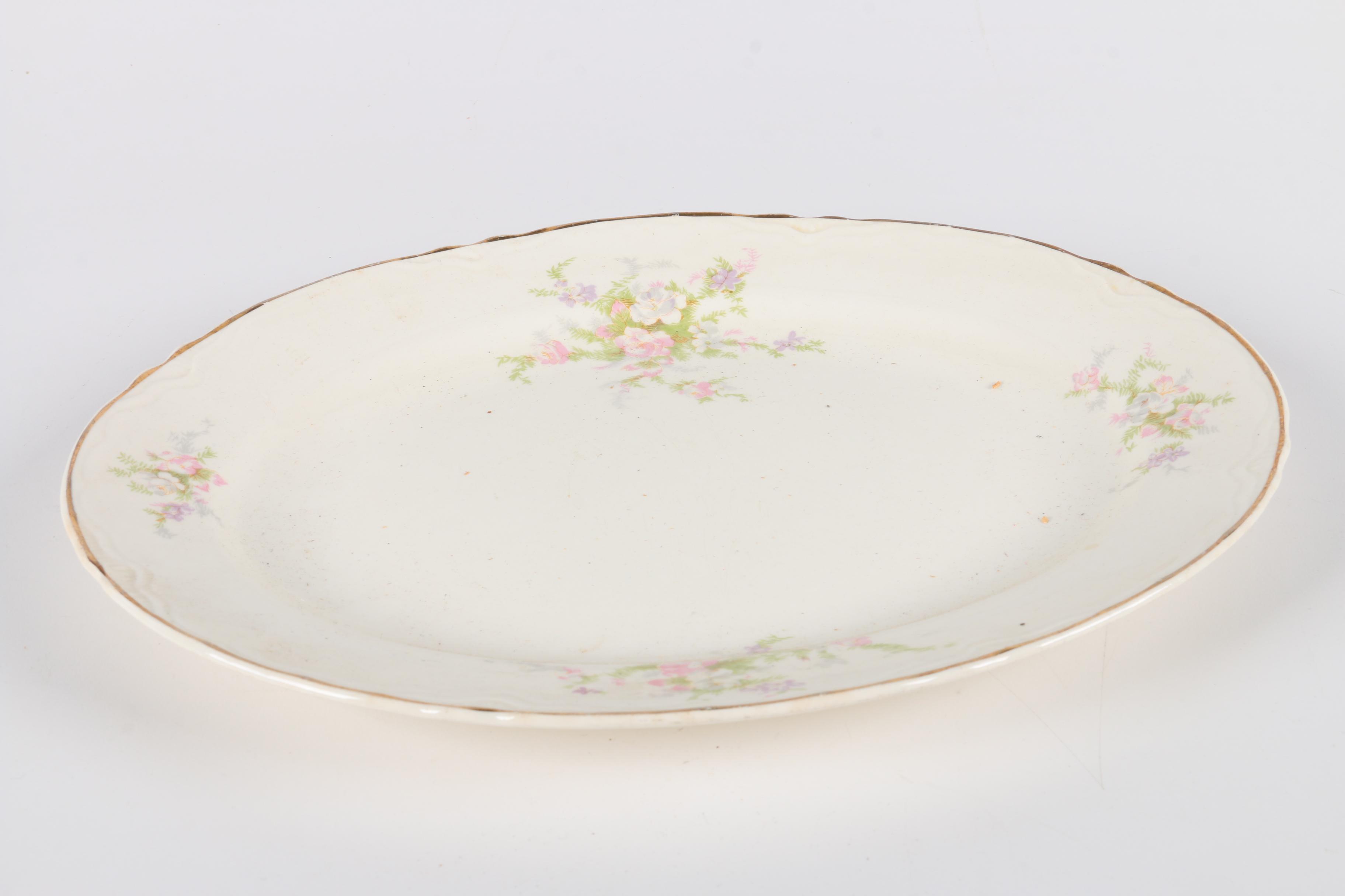 Homer Laughlin Floral Tableware Set