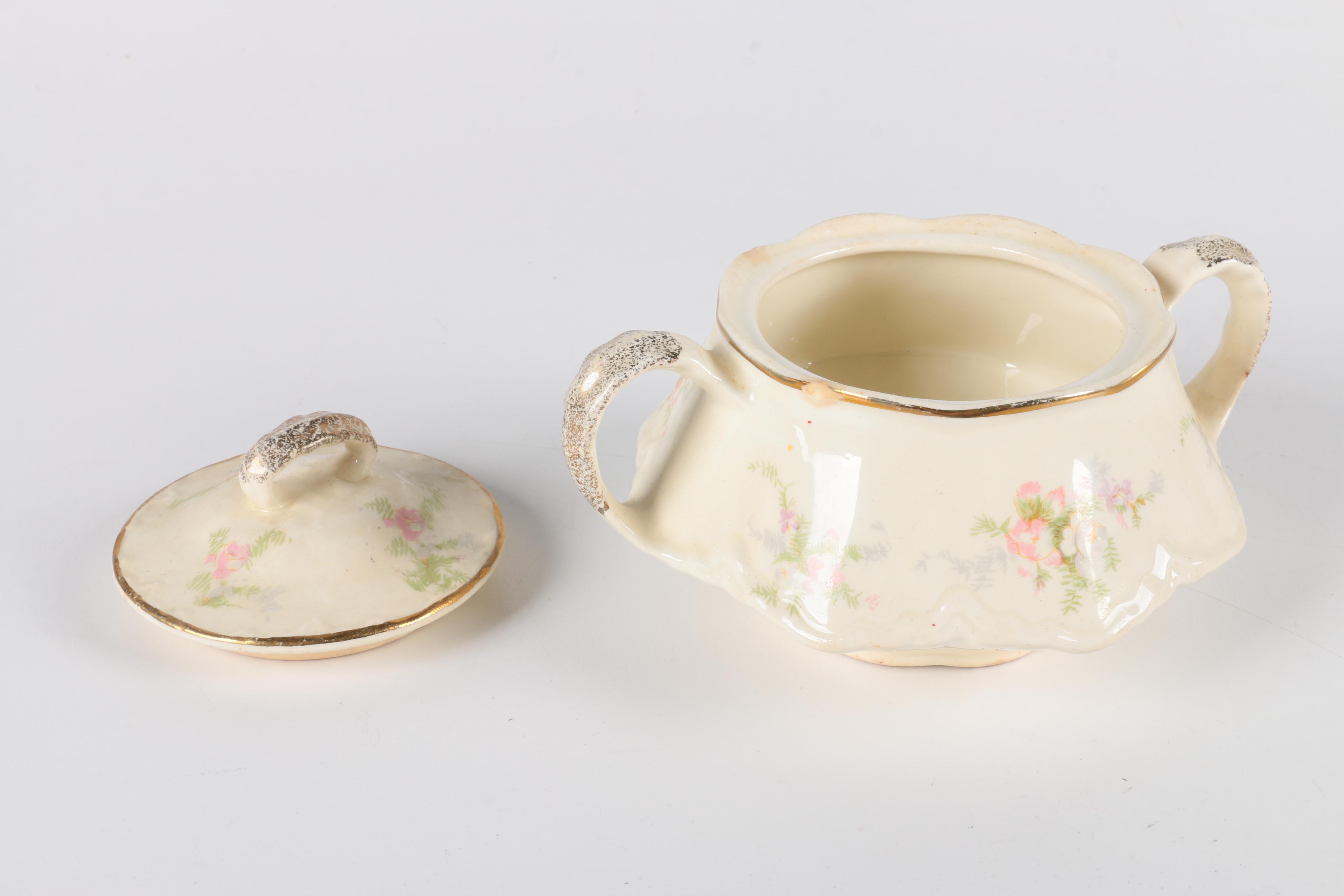 Homer Laughlin Floral Tableware Set