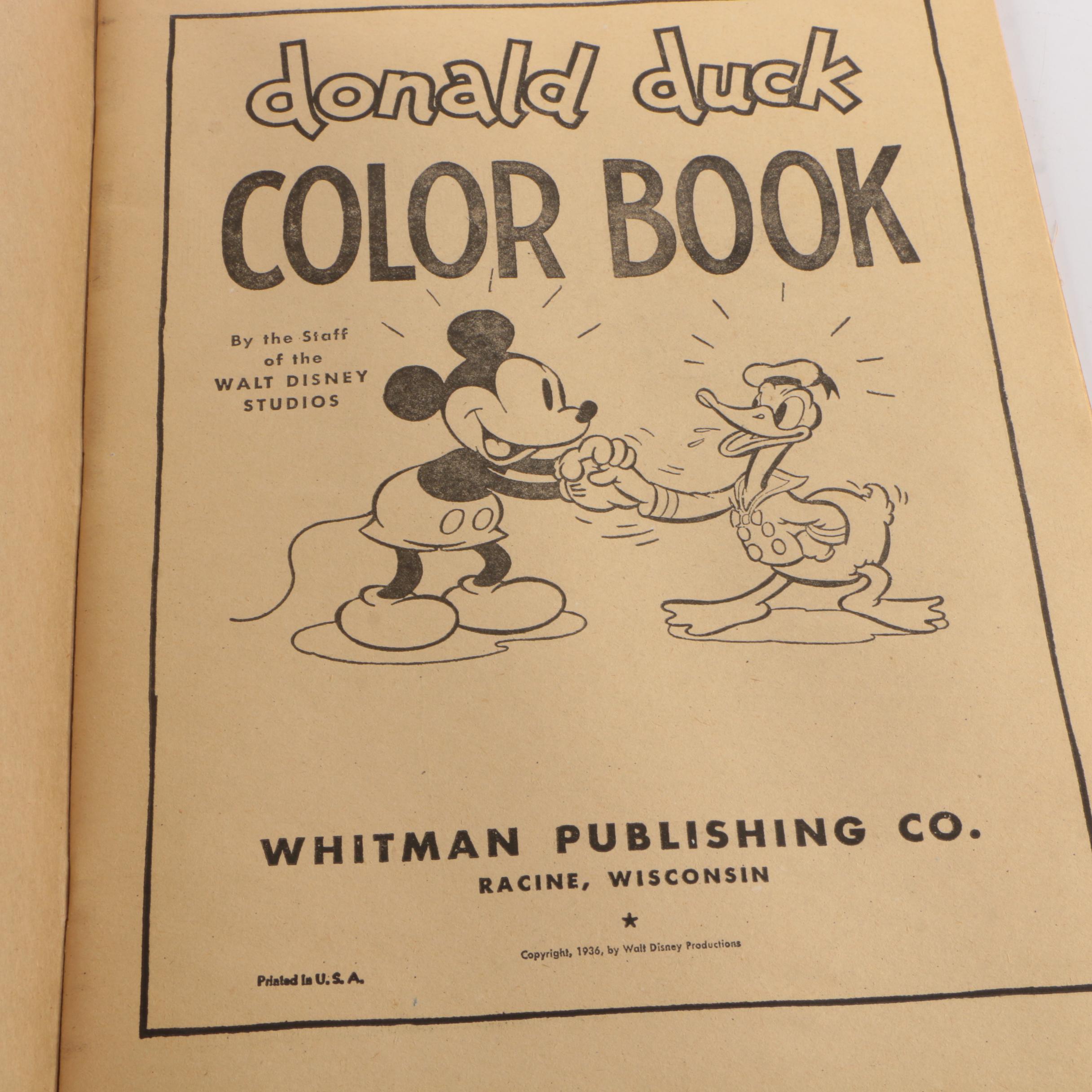 Collection of Vintage Walt Disney Memorabilia