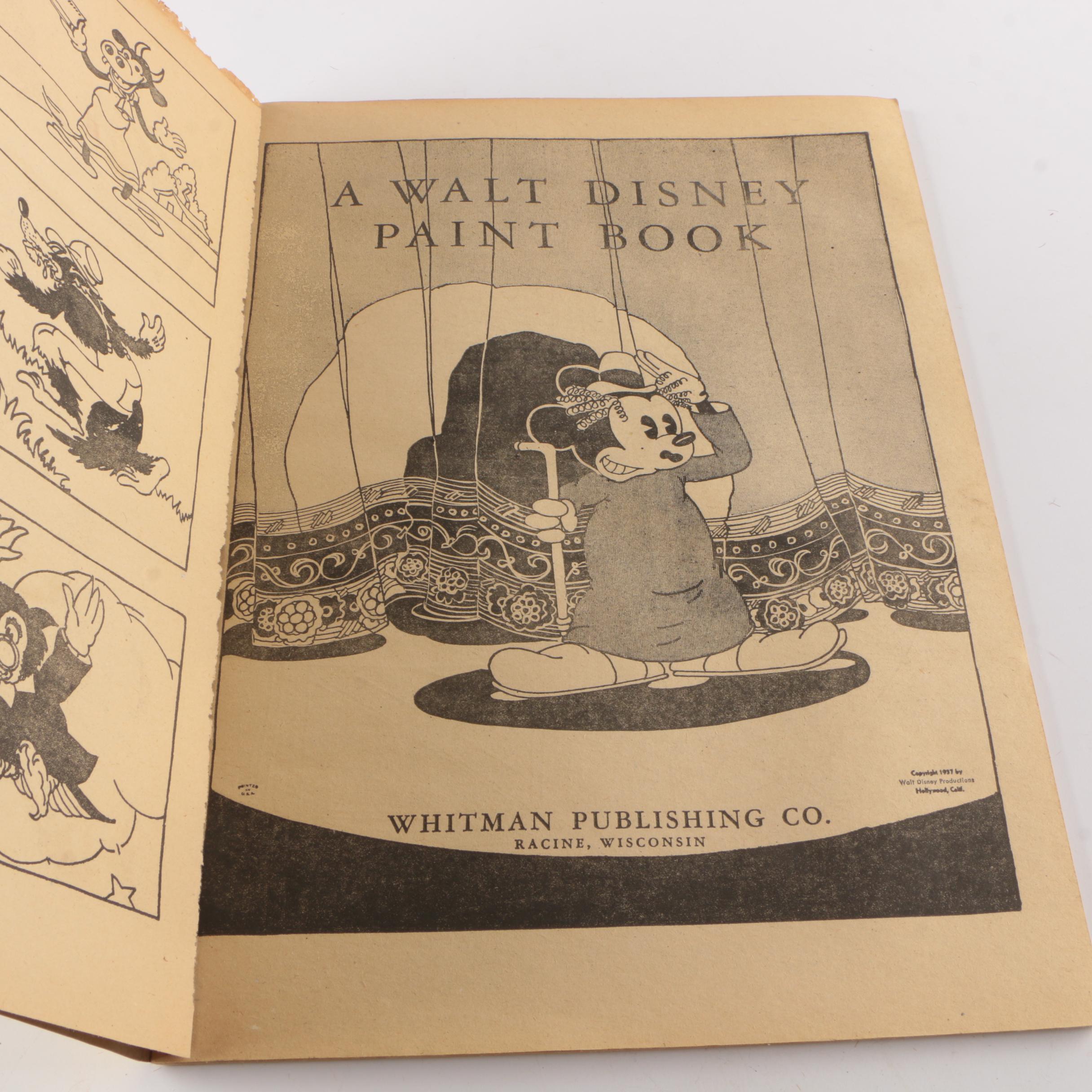 Collection of Vintage Walt Disney Memorabilia