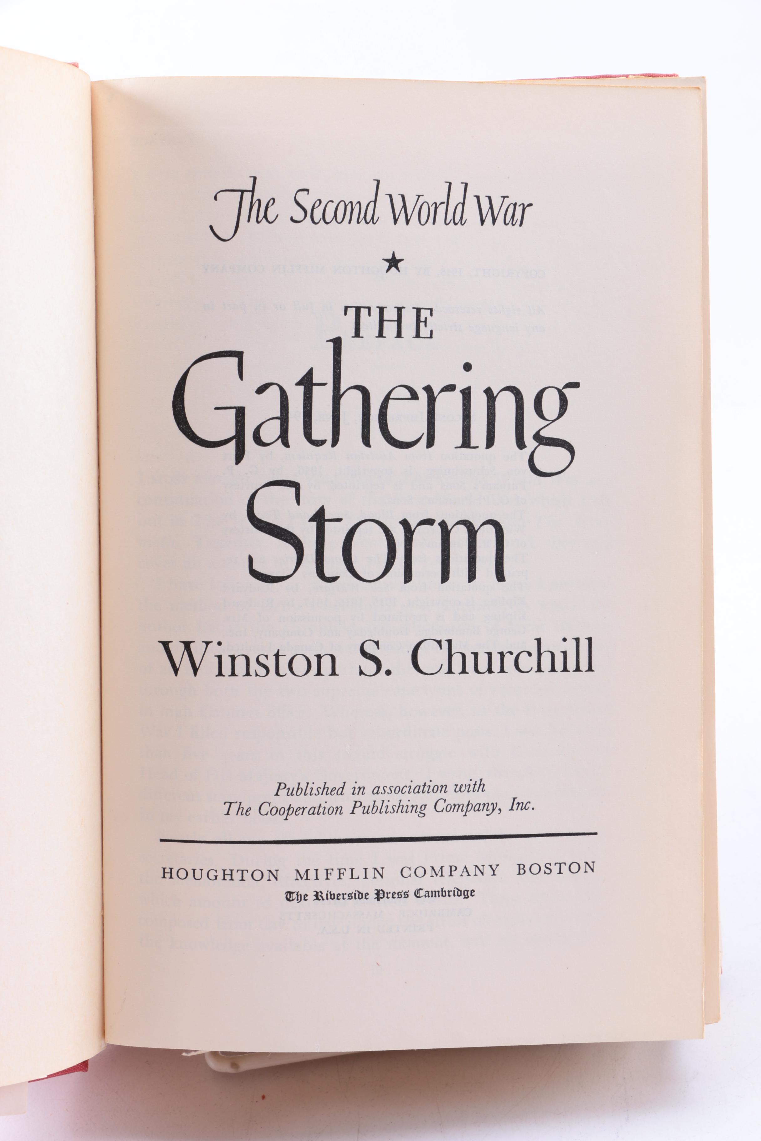 Winston Churchill Books featuring "The Second World War" Series