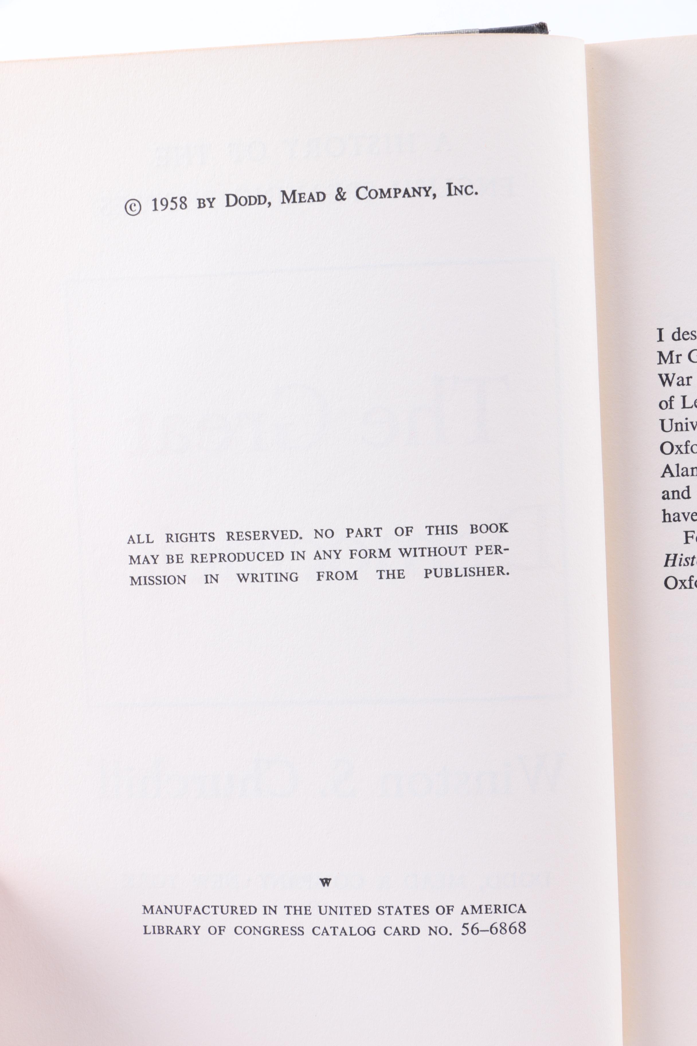 Winston Churchill Books featuring "The Second World War" Series