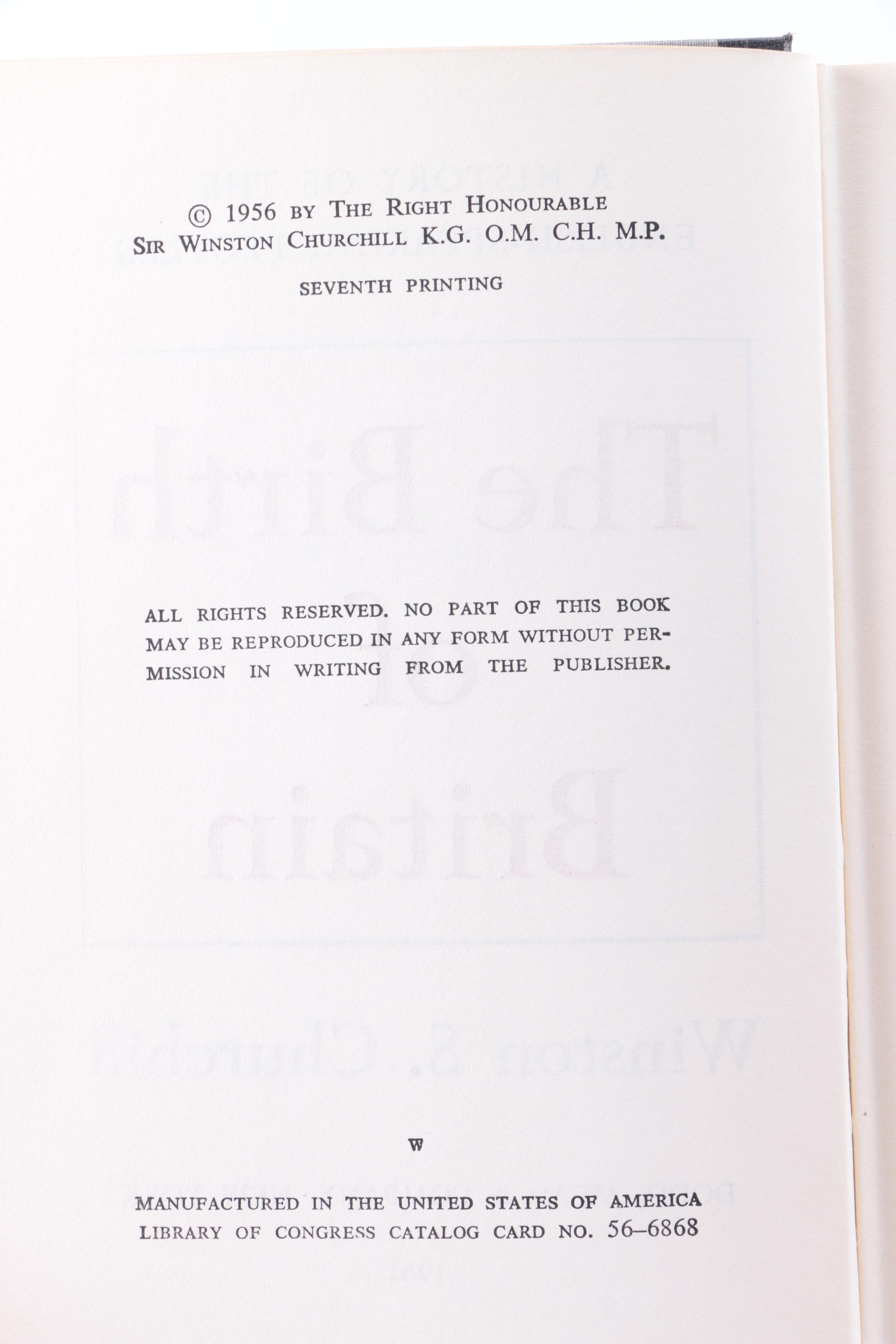 Winston Churchill Books featuring "The Second World War" Series