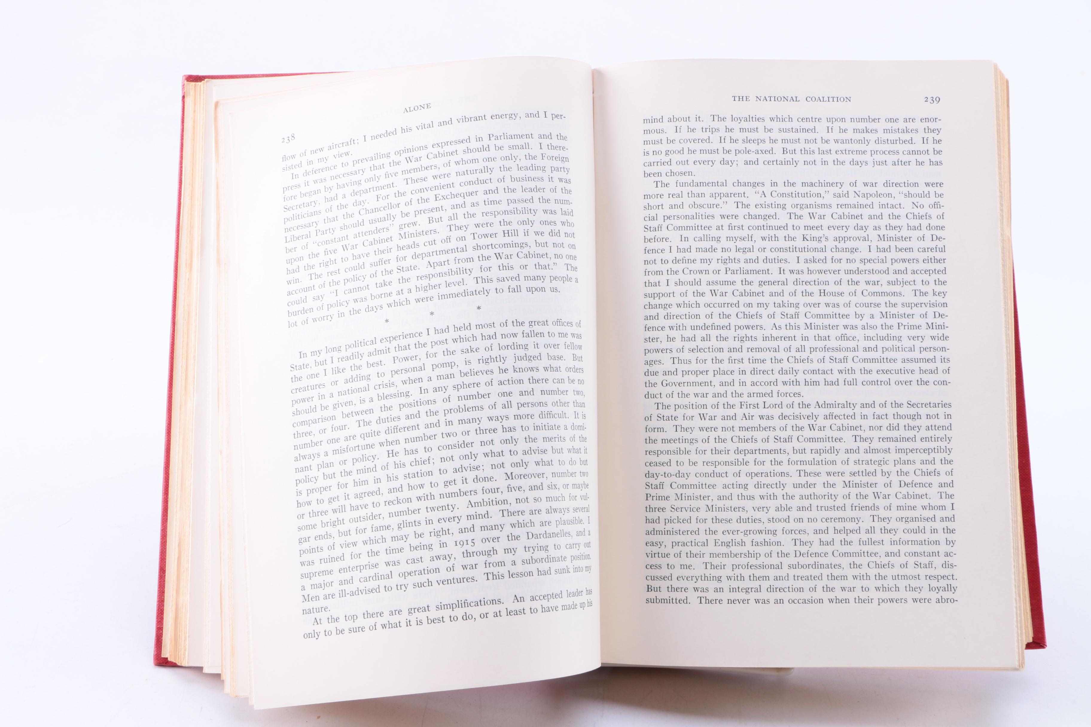 Winston Churchill Books featuring "The Second World War" Series