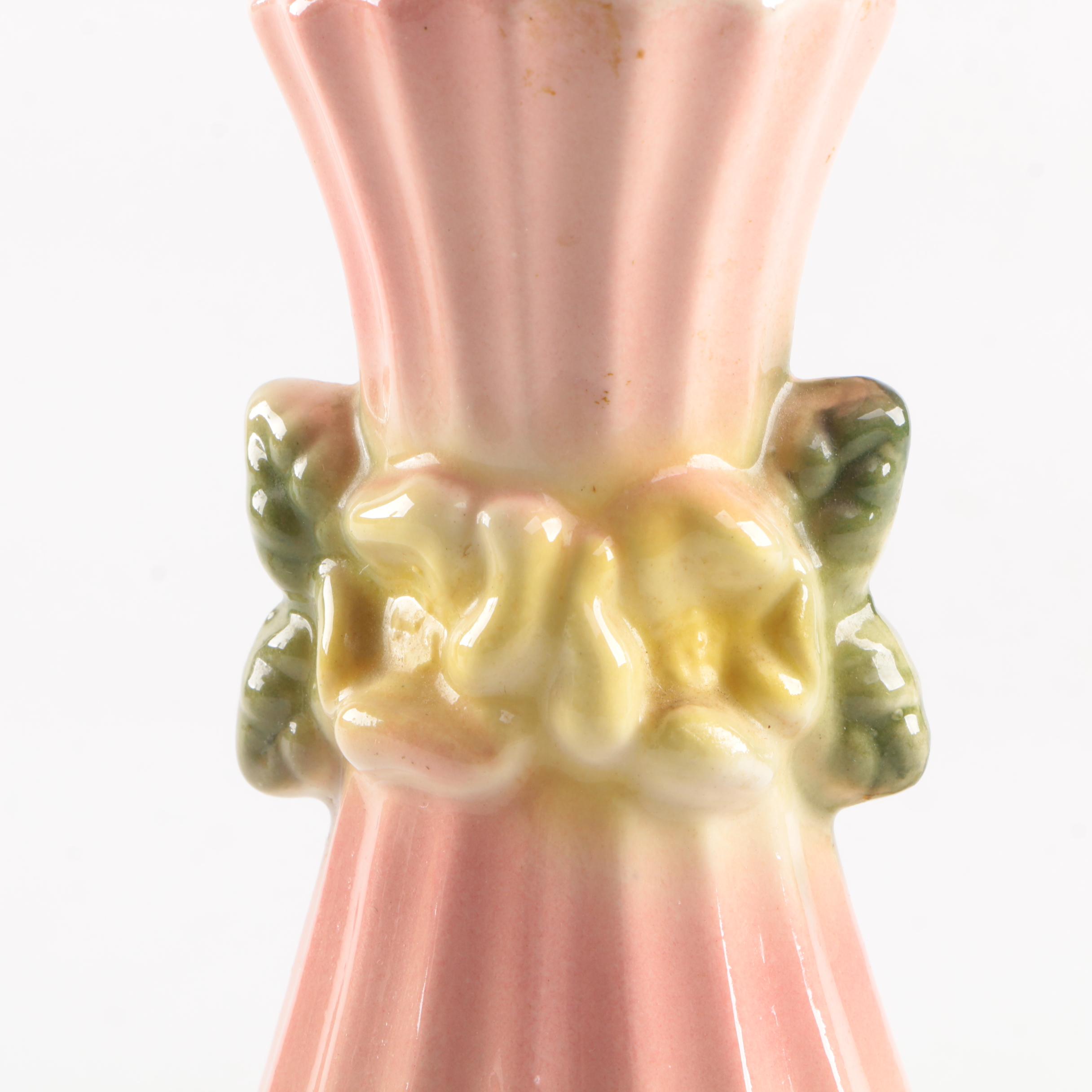 Vintage Pink Ceramic Table Lamps