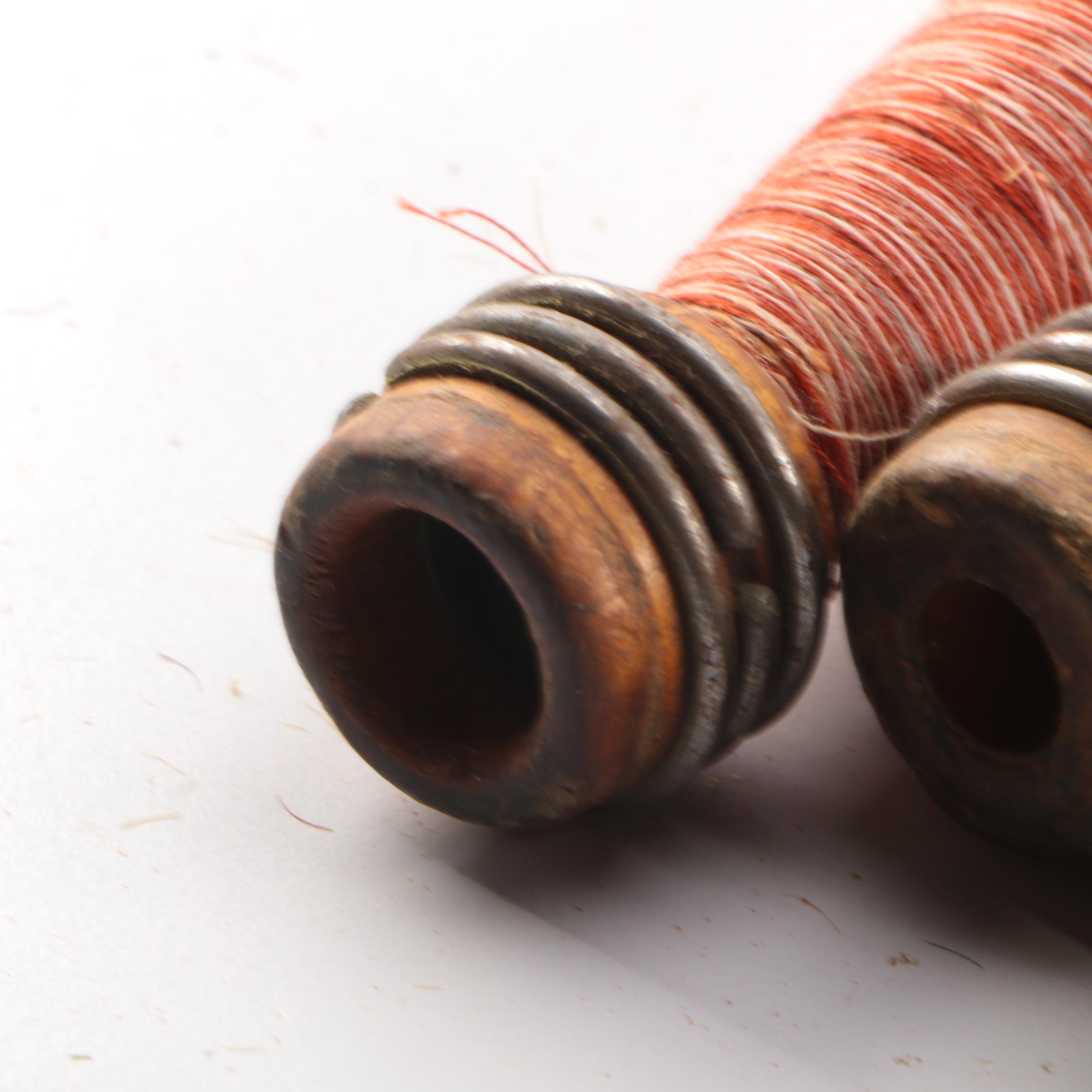 Jute Trims and Vintage Thread Spools