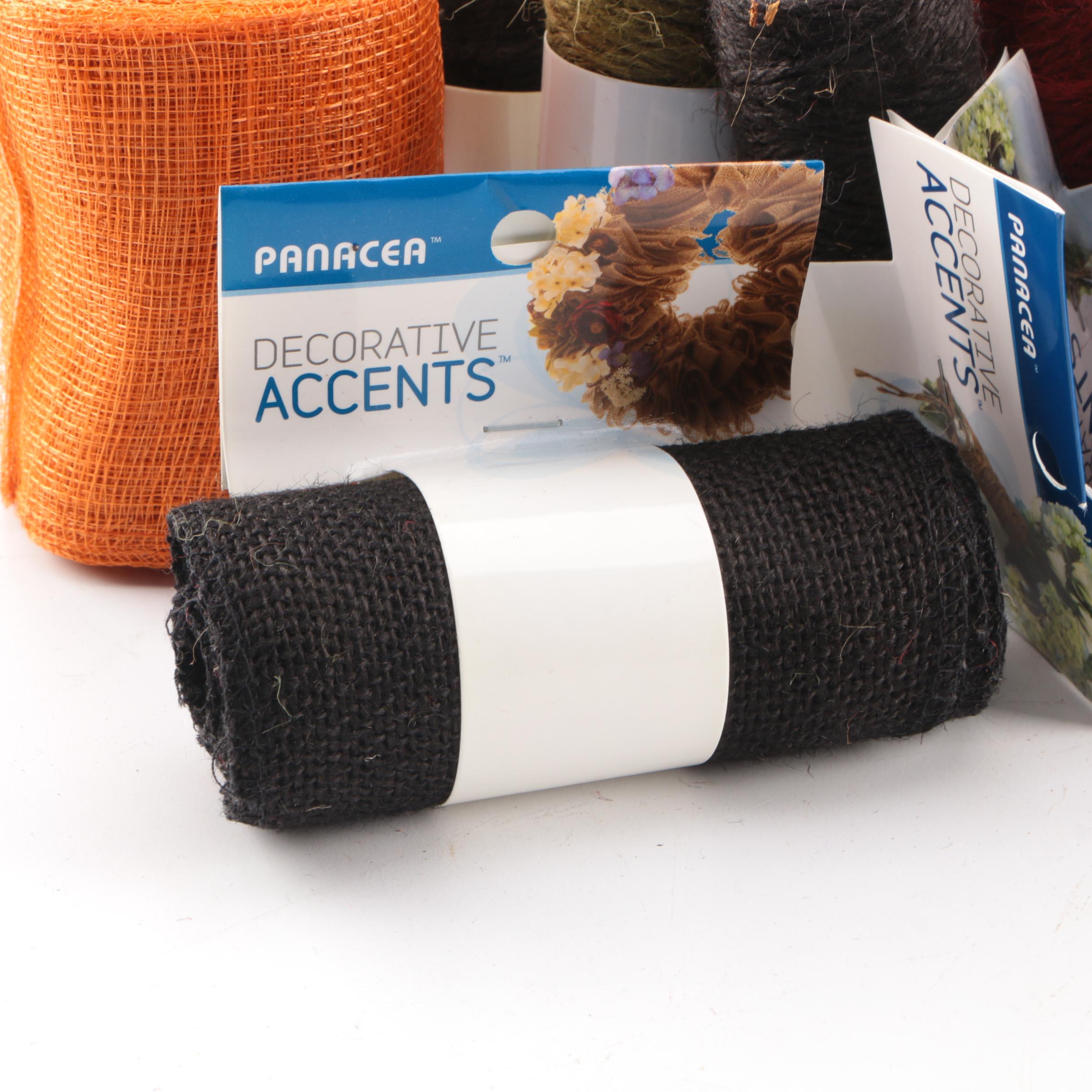 Jute Trims and Vintage Thread Spools